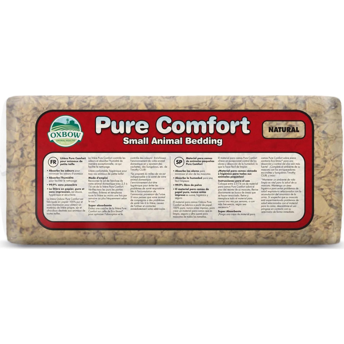 Acolchado Natural Oxbow 56L para Conejos y Hámsters