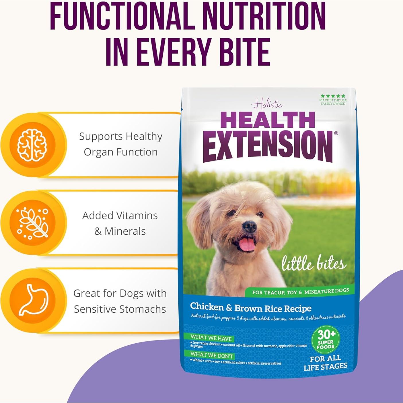 Comida Seca para Perros Health Extension Pollo y Arroz 4.5kg