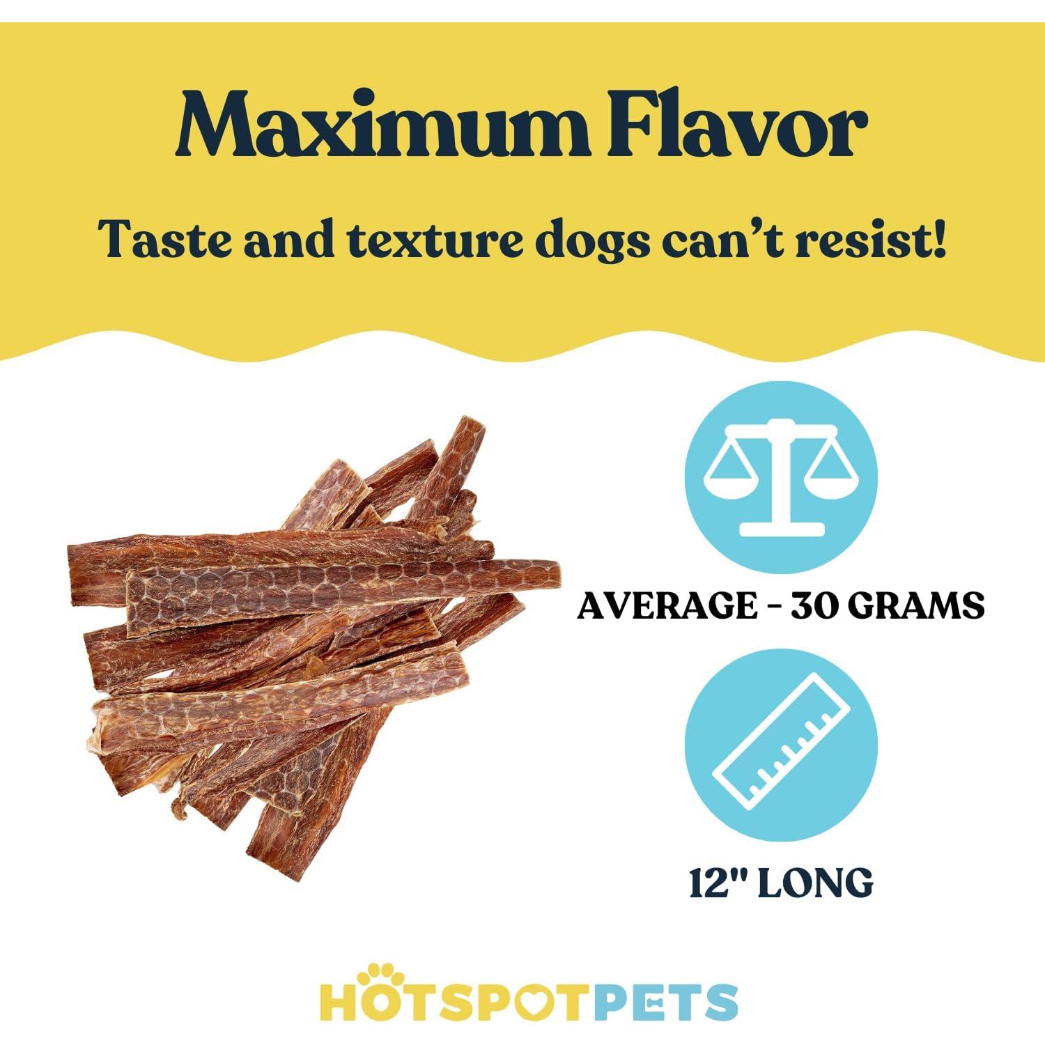 Golosinas para Perros Esófago de Res HotSpot Pets 0.45 kg