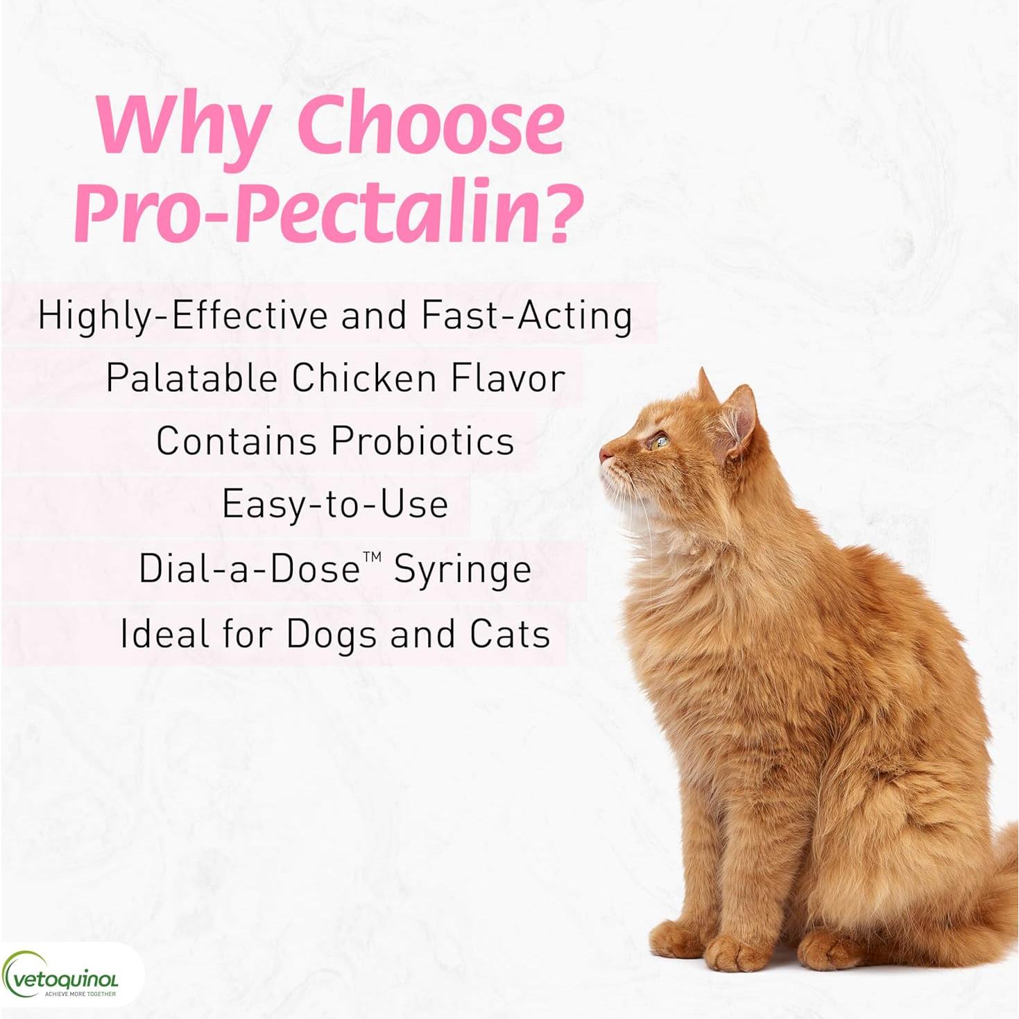 Pasta Oral Pro-Pectalin Vetoquinol 30cc para Perros y Gatos