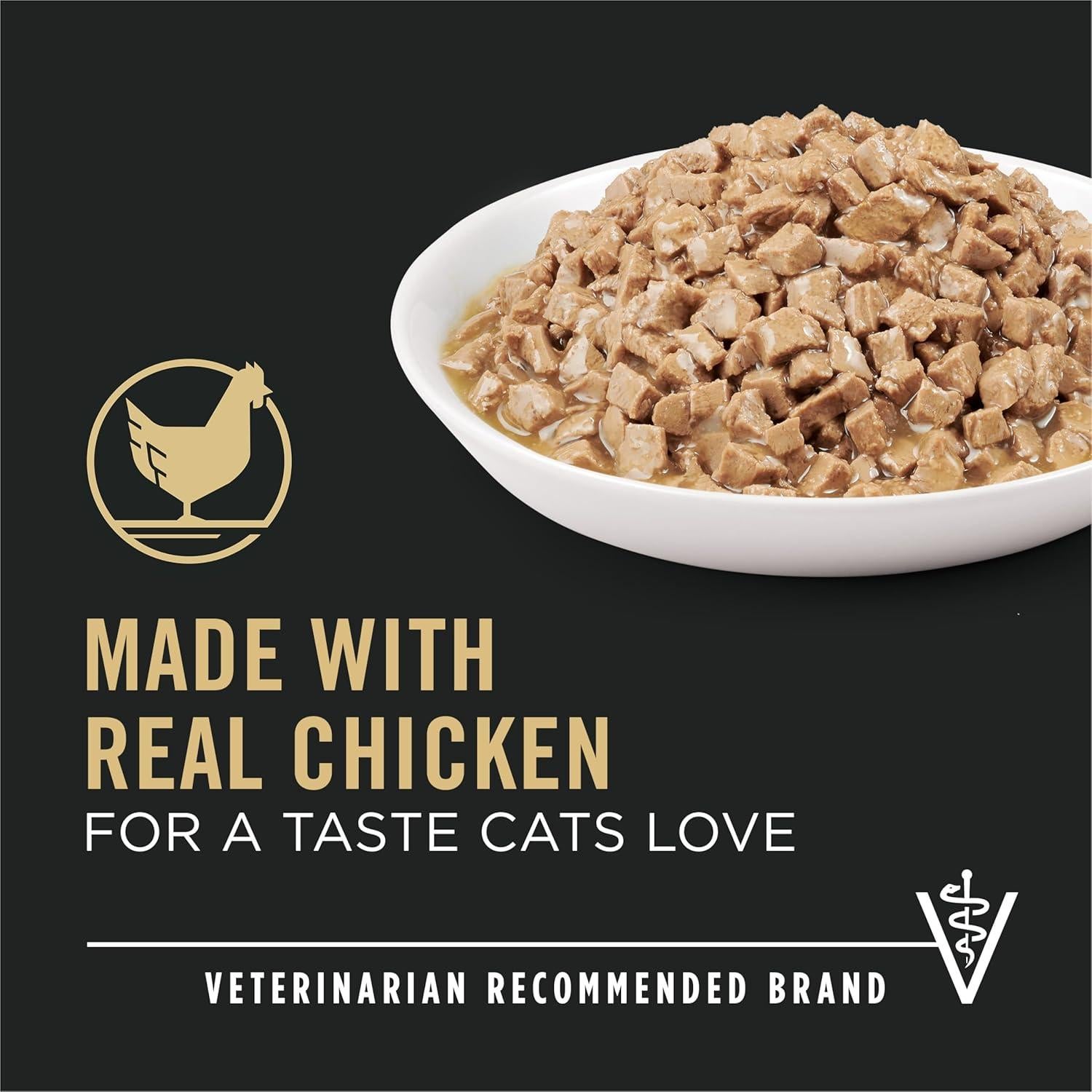 Purina Pro Plan Comida Húmeda Gatos Salud Urinaria Pollo 24 Latas