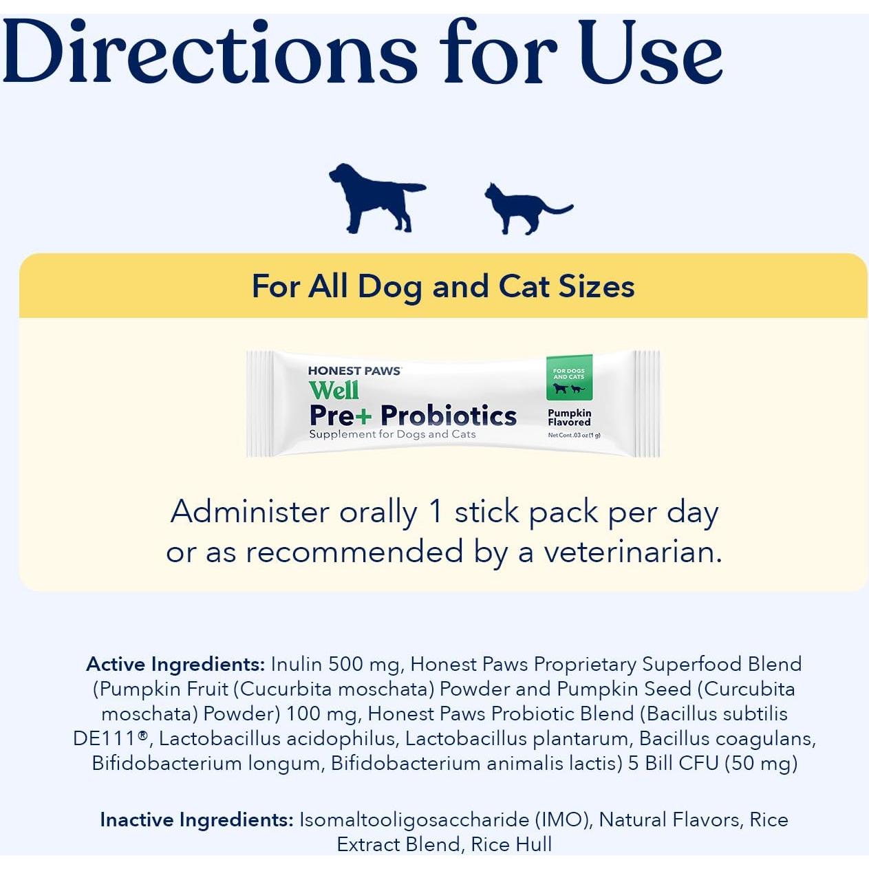 Probioticos para Perros Honest Paws - Salud Digestiva 30g