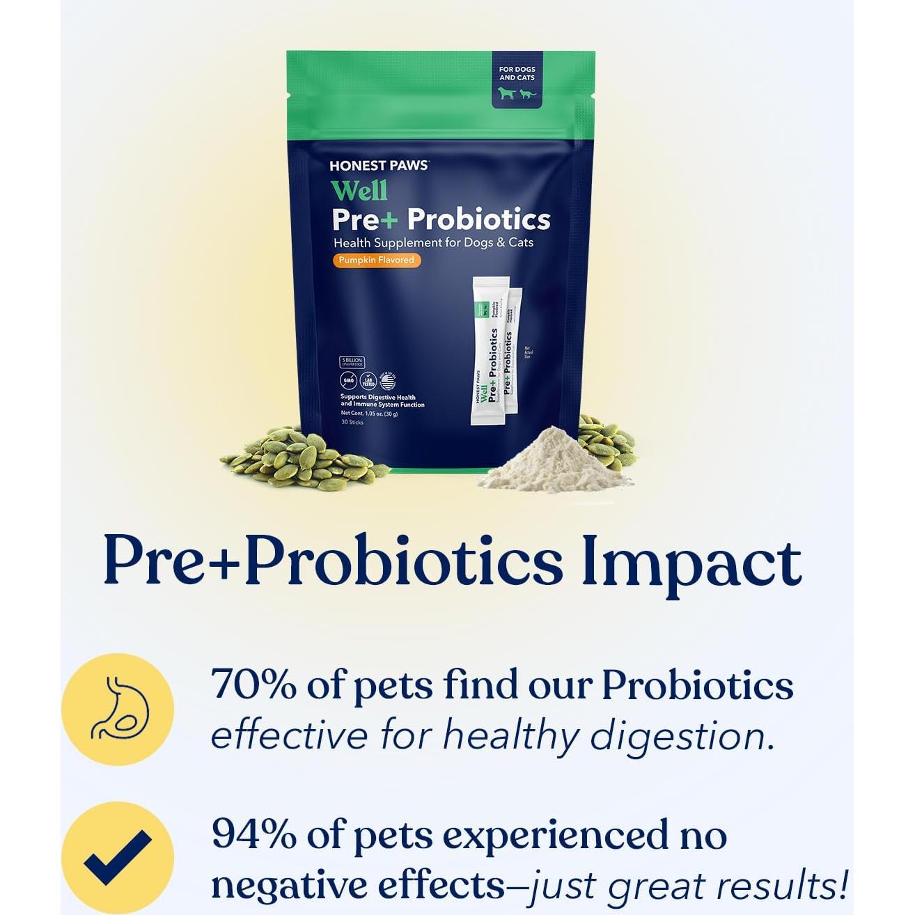 Probioticos para Perros Honest Paws - Salud Digestiva 30g