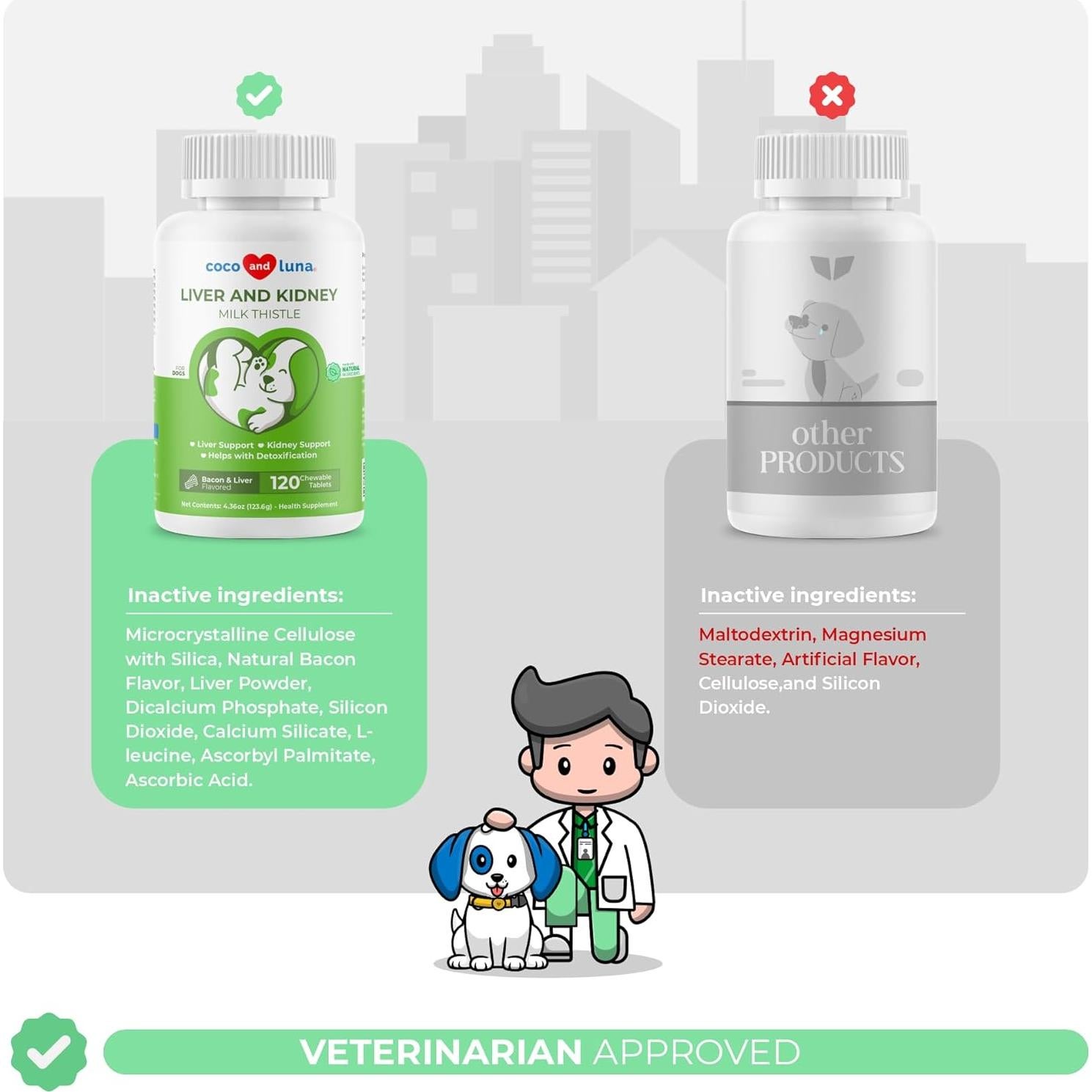 Cardo Mariano para Perros VITA PET LIFE 120 Tabletas