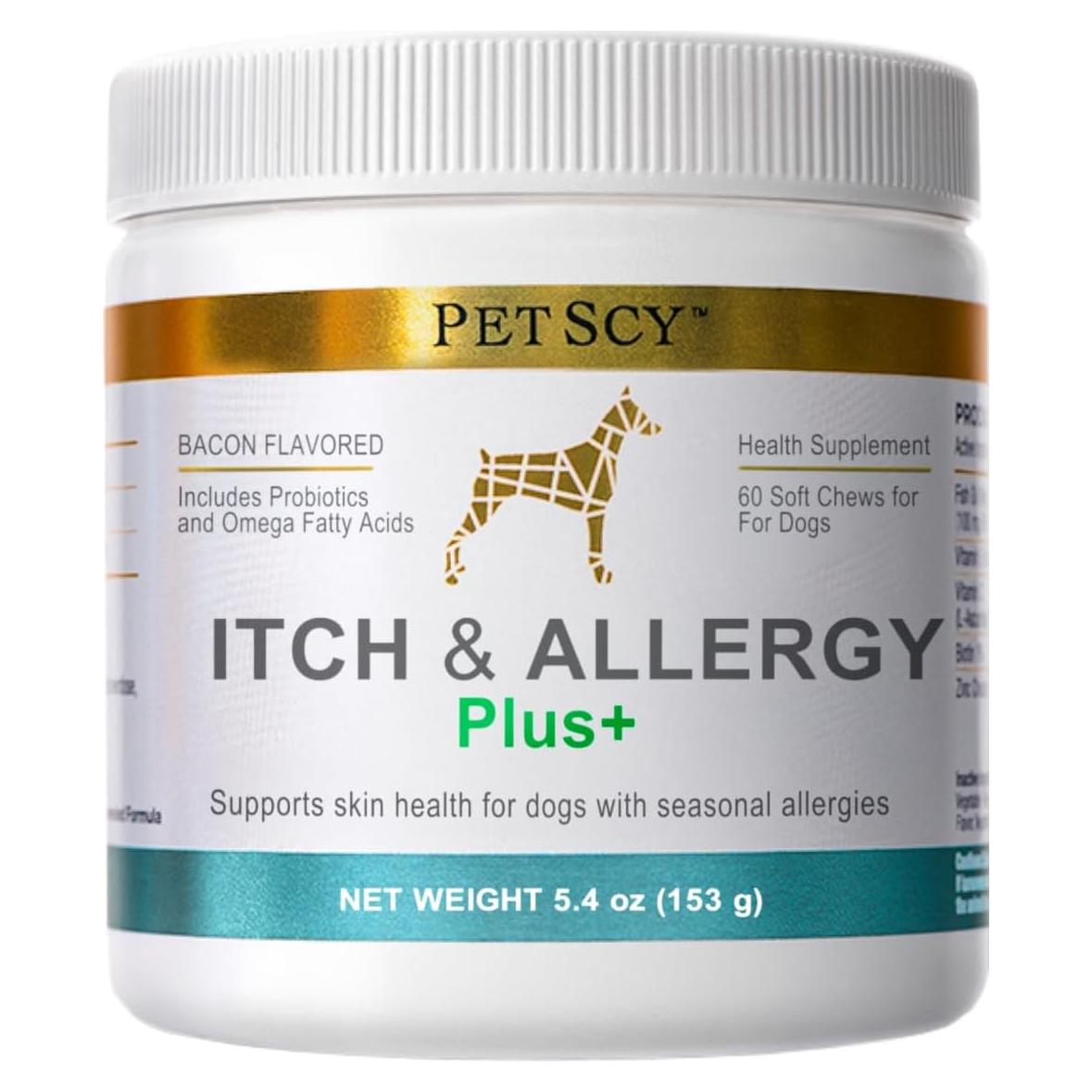 Chews para Perros Petscy Picazón y Alergia Plus 60 Unidades