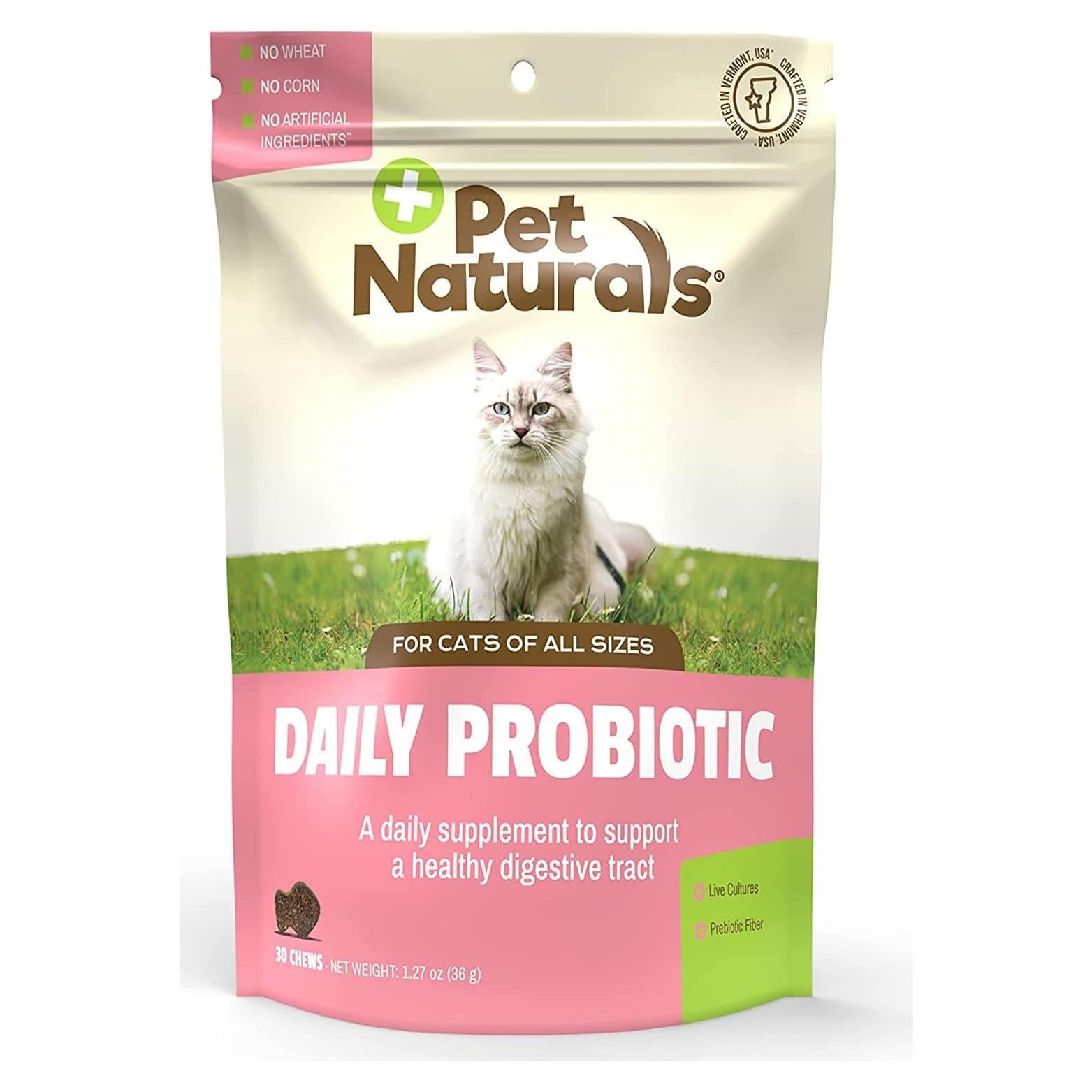 Probiotico Diario Pet Naturals para Gatos 30 Masticables