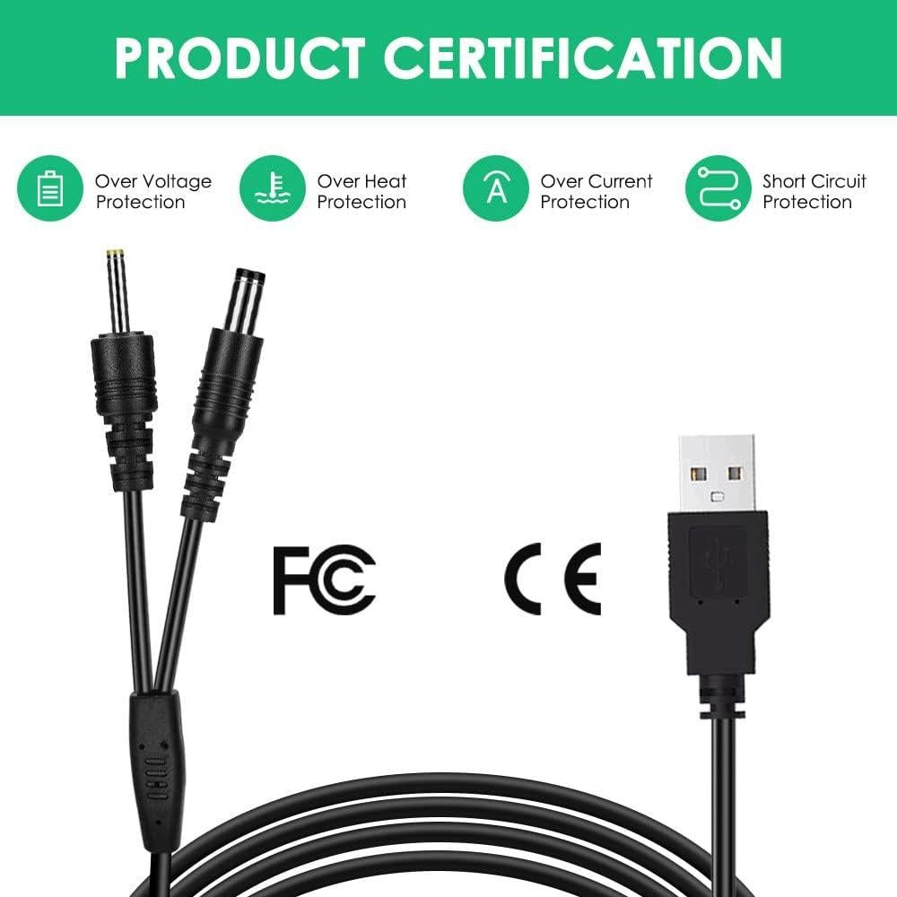 Cable de Cargador Reemplazo para Collar de Choque Mrgru