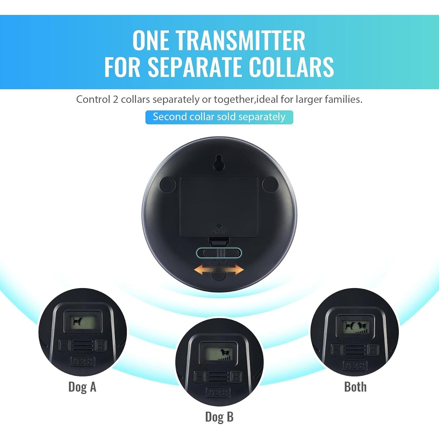 Barrera Inalámbrica para Mascotas CO-Z HT-28 Ajustable 1.2-2.6m