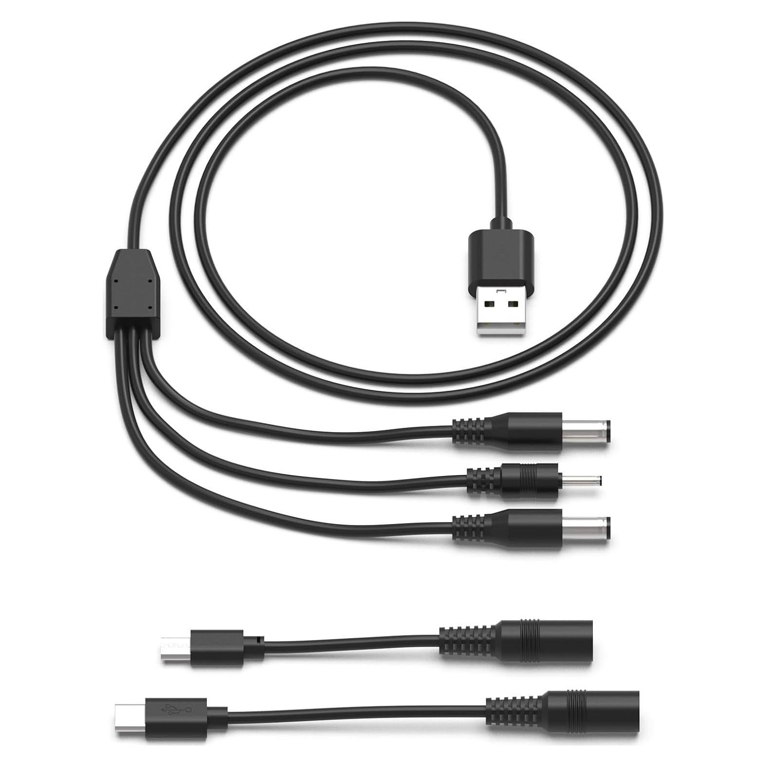 Cargador USB 5-en-1 para Collares de Entrenamiento de Perros