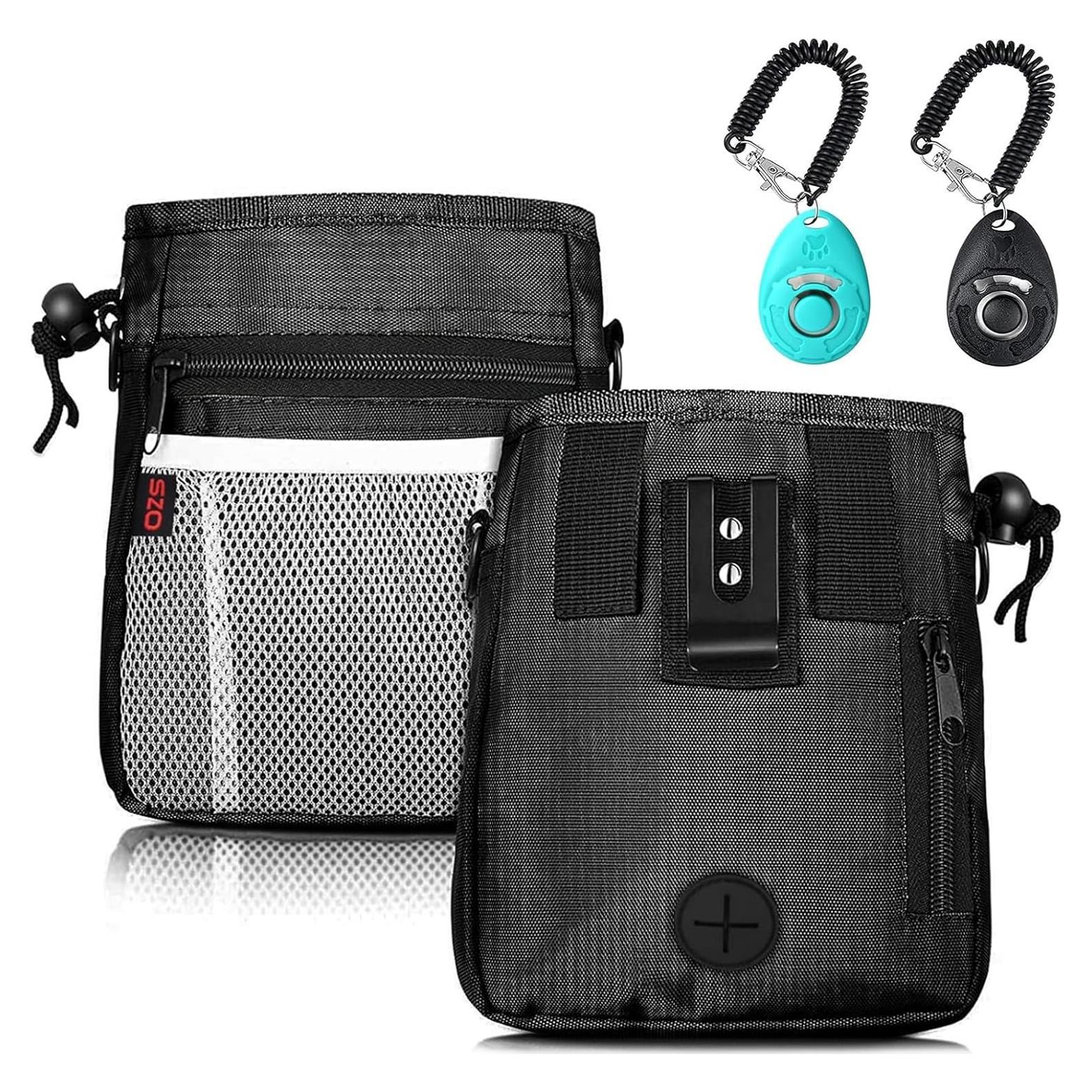 Bolsa de Golosinas para Perros SZO - Negra, Entrenamiento