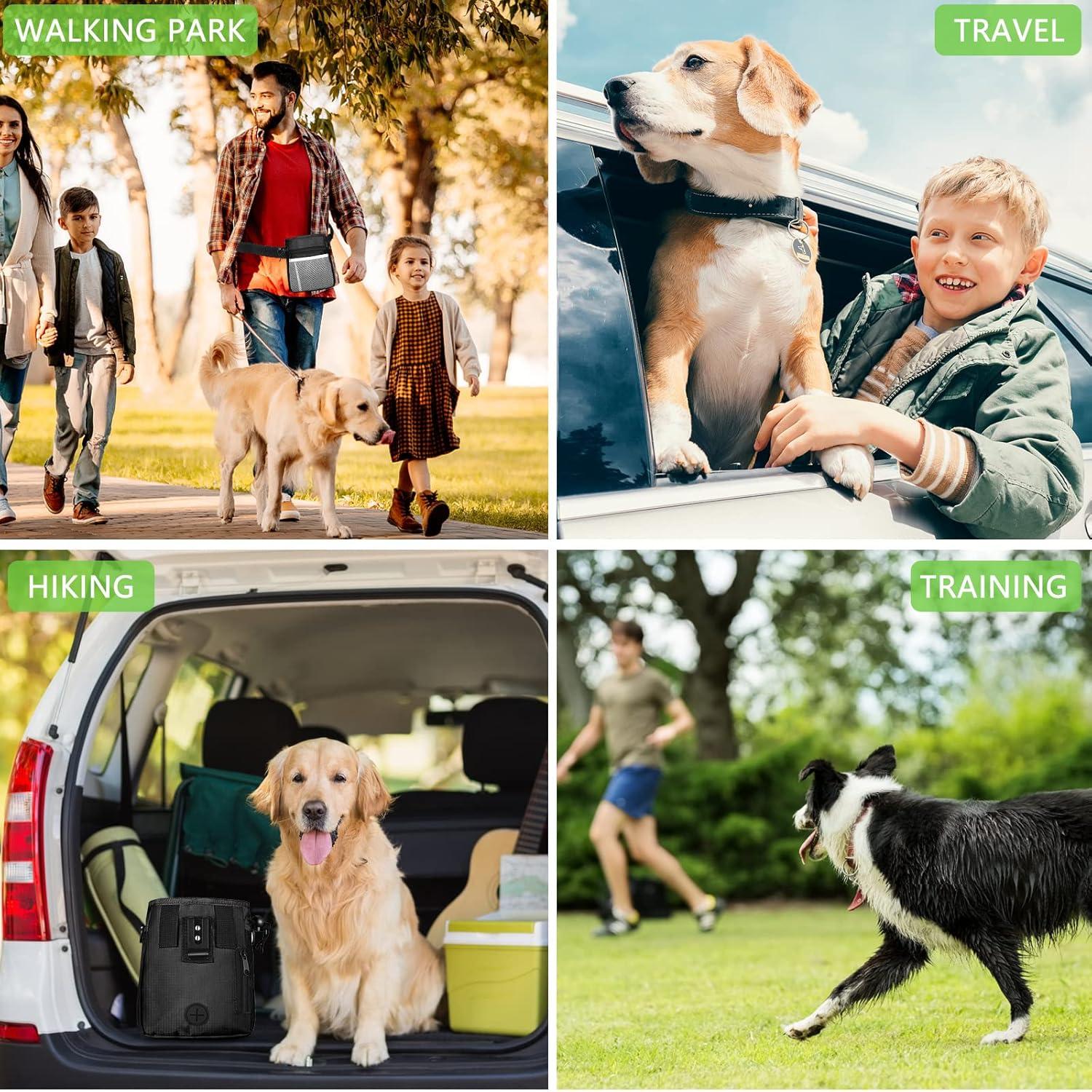 Bolsa de Golosinas para Perros SZO - Negra, Entrenamiento