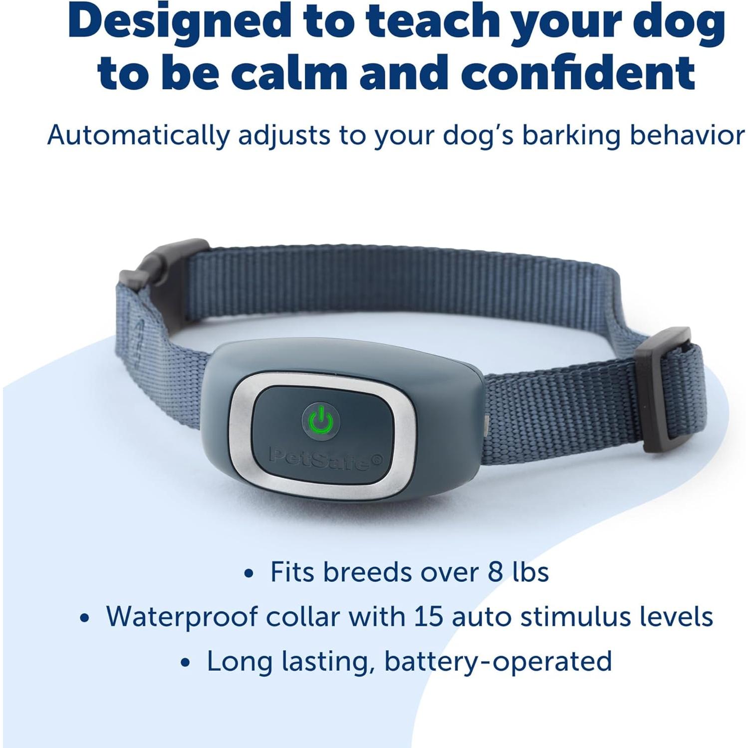 Collar Antiladridos PetSafe para Perros 8 lb, Impermeable