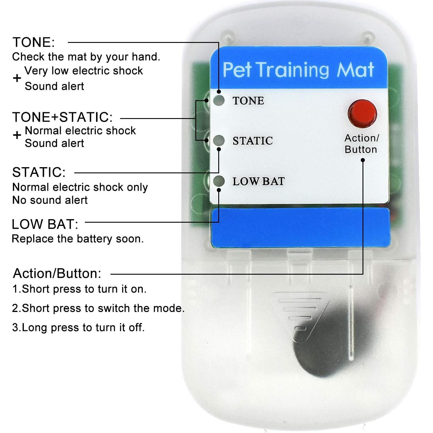 Alfombra Eléctrica para Entrenamiento de Mascotas BeYo 152x30cm