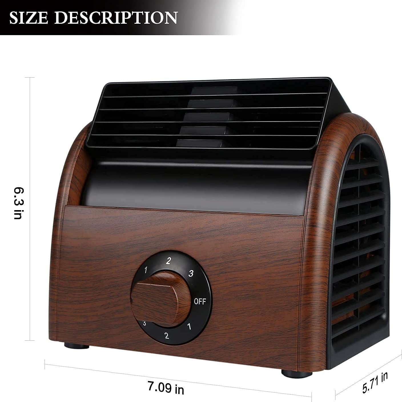 Ventilador de Mesa POOCCI Retro Sin Aspas 30W 3 Velocidades