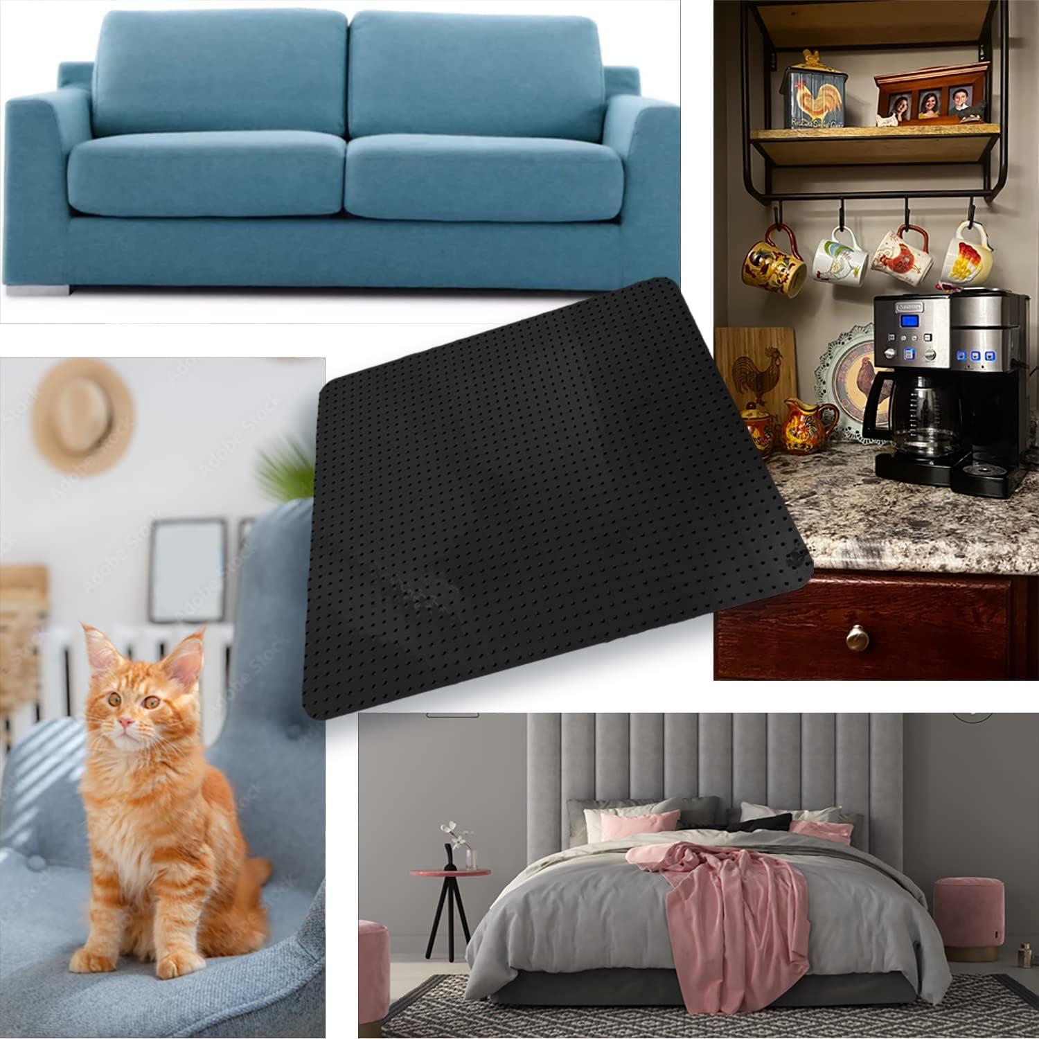 Protector de Muebles Resilia - Azulejos Disuasorios para Mascotas, 53x48 cm, Paquete de 2, Negro