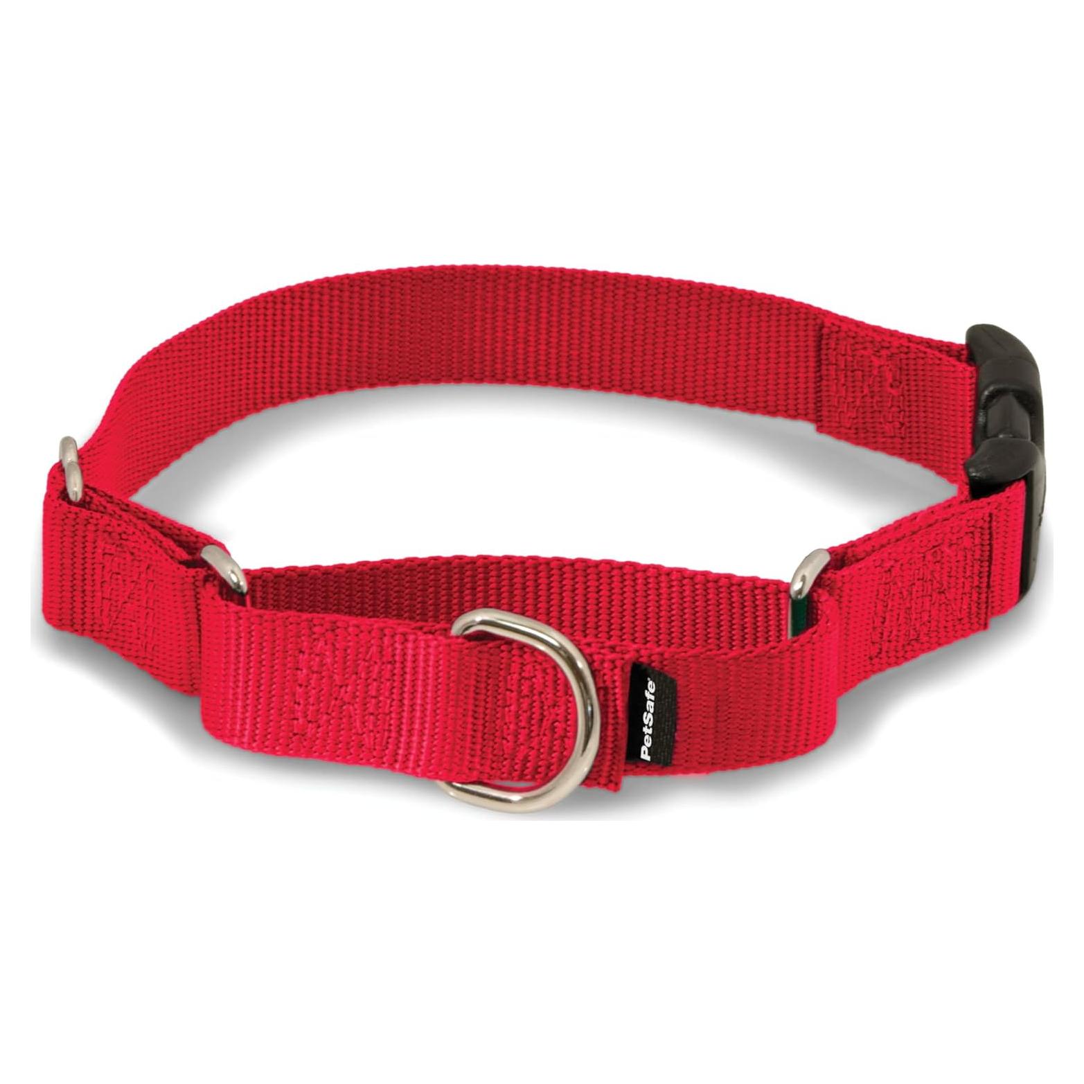 Collar Martingale PetSafe Rojo 2,54 cm Mediano Nylon