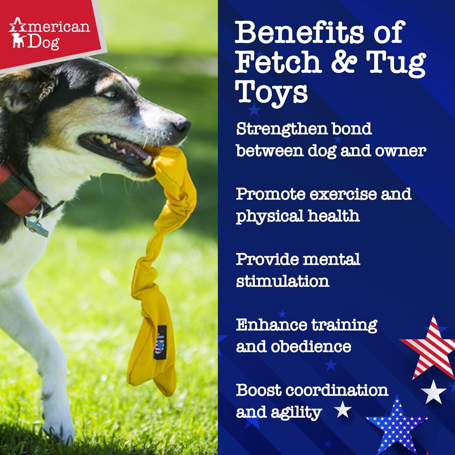 Hueso Bungee American Dog 30 cm Juguete para Perros