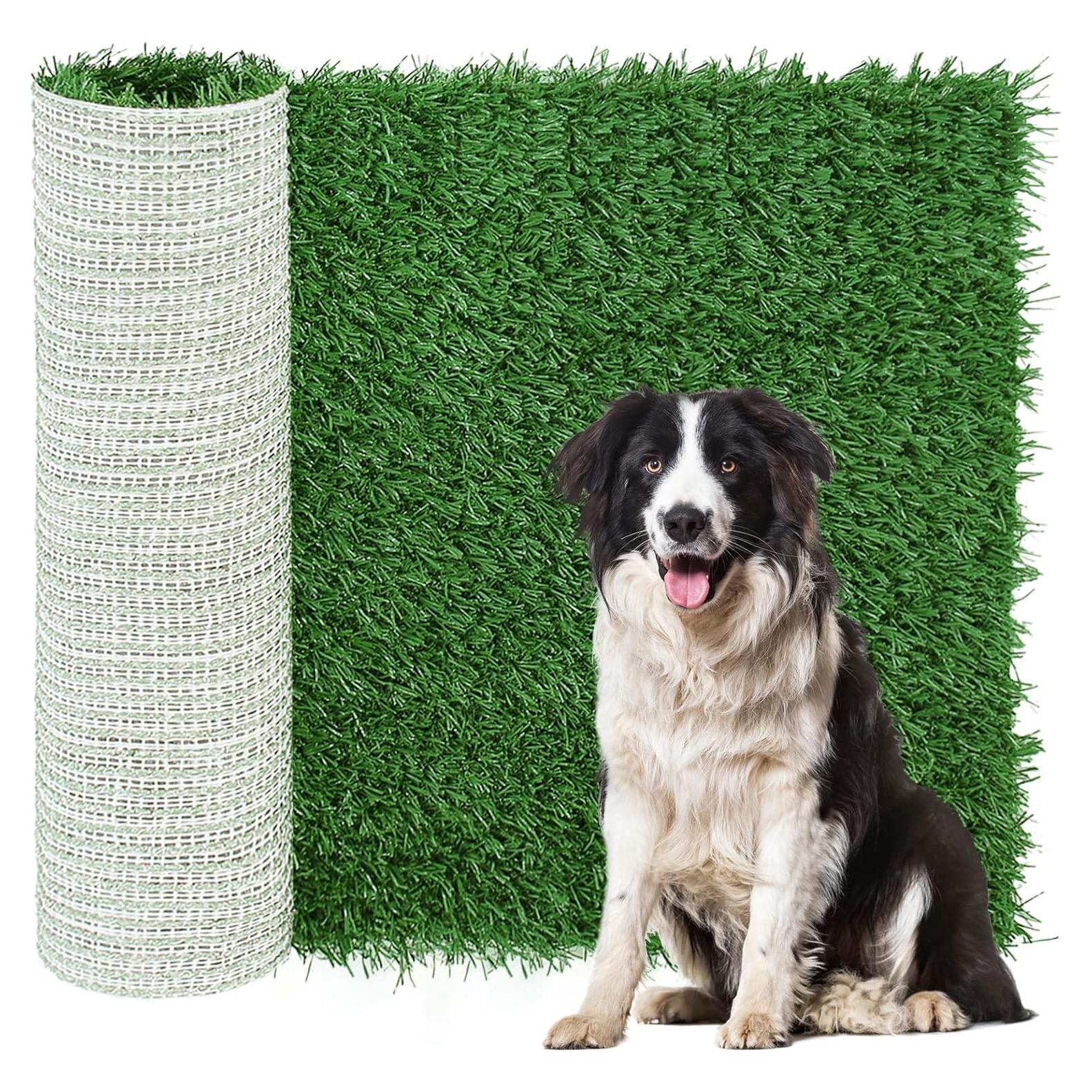 Almohadilla de Césped Artificial GLOBREEN 83x83 cm para Perros