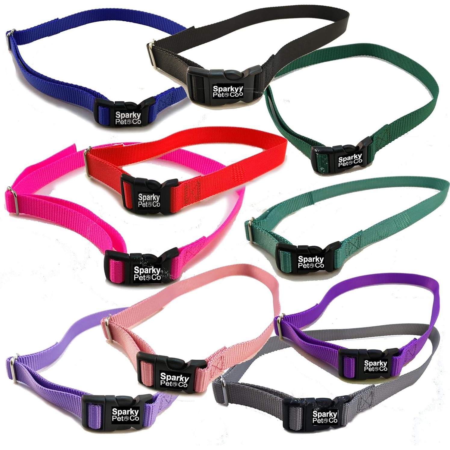 Correa de Nylon Sólido 19mm Sparky Pet Co Lavanda