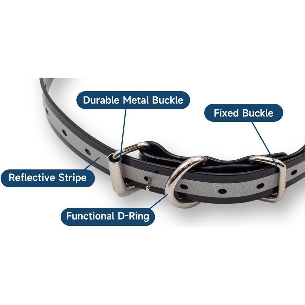 Correa de Reemplazo TrainPro 1.9 cm x 71.1 cm Negra Reflectante