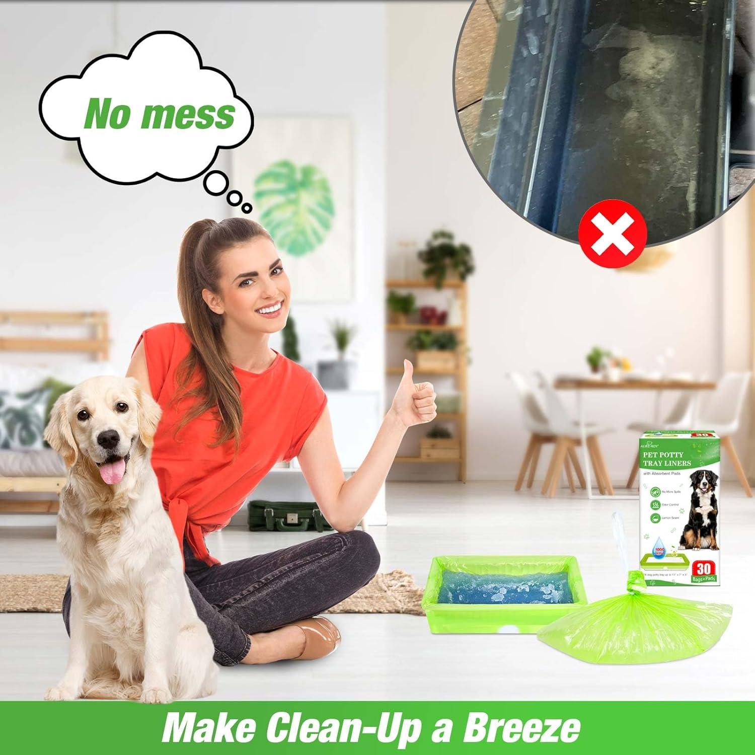 30 Forros Desechables ALWZ-RDY para Pet Loo con Almohadillas