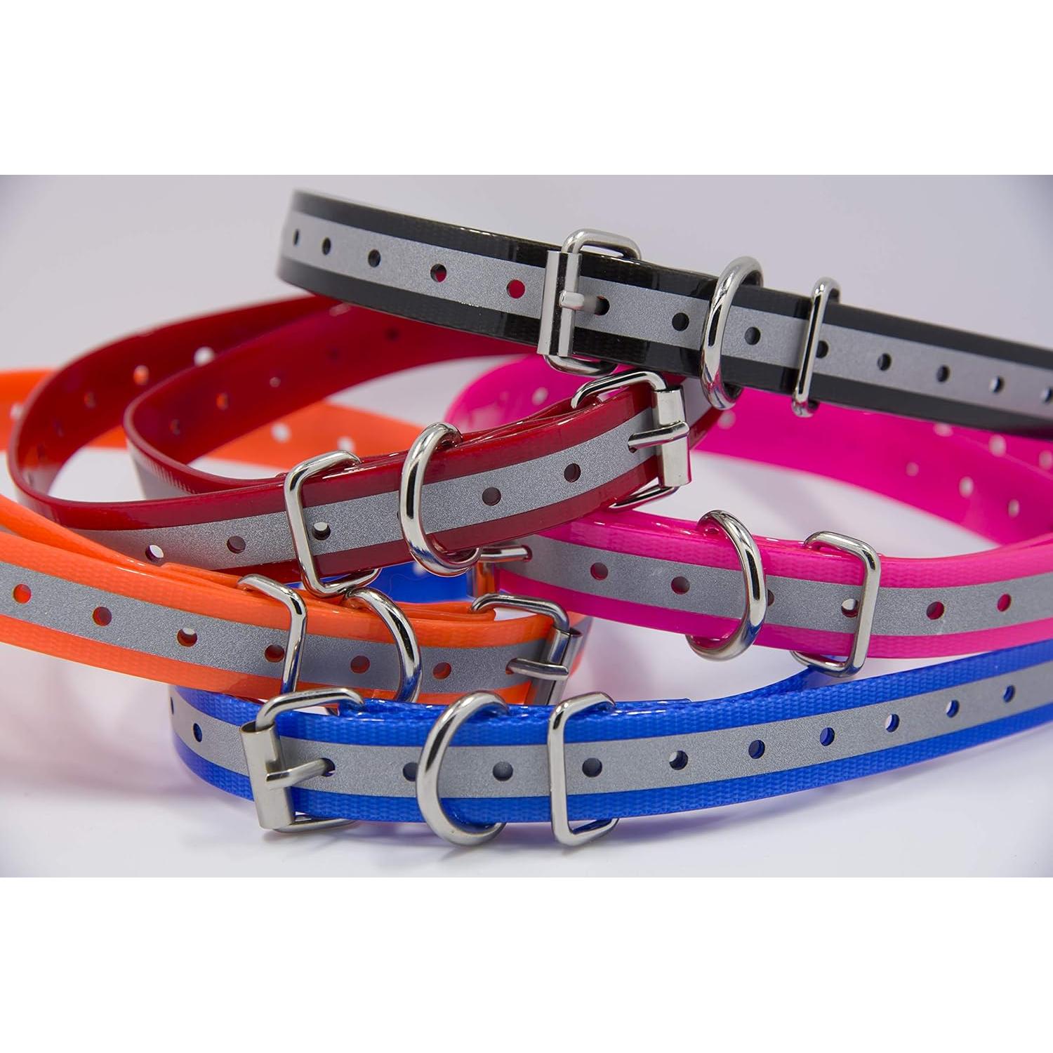 Correas de Repuesto 1,91 cm Nylon Doble Hebilla para Mascotas