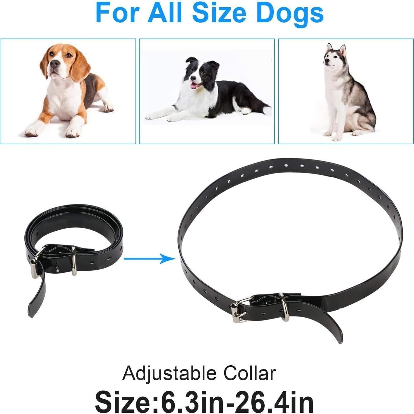 Correas de Repuesto 1,91 cm Nylon Doble Hebilla para Mascotas