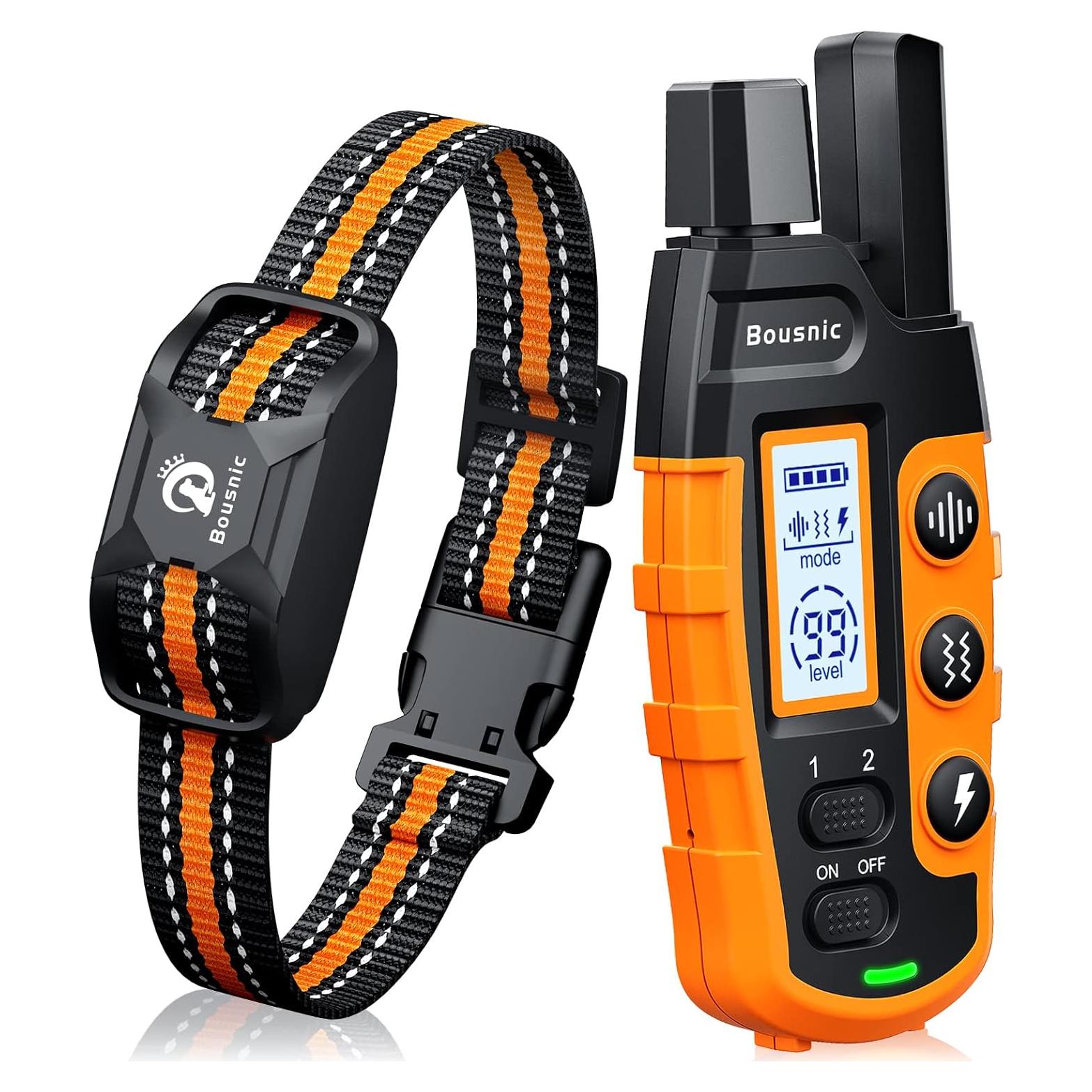 Collar de Choque Bousnic para Perros 5-120 lbs Recargable