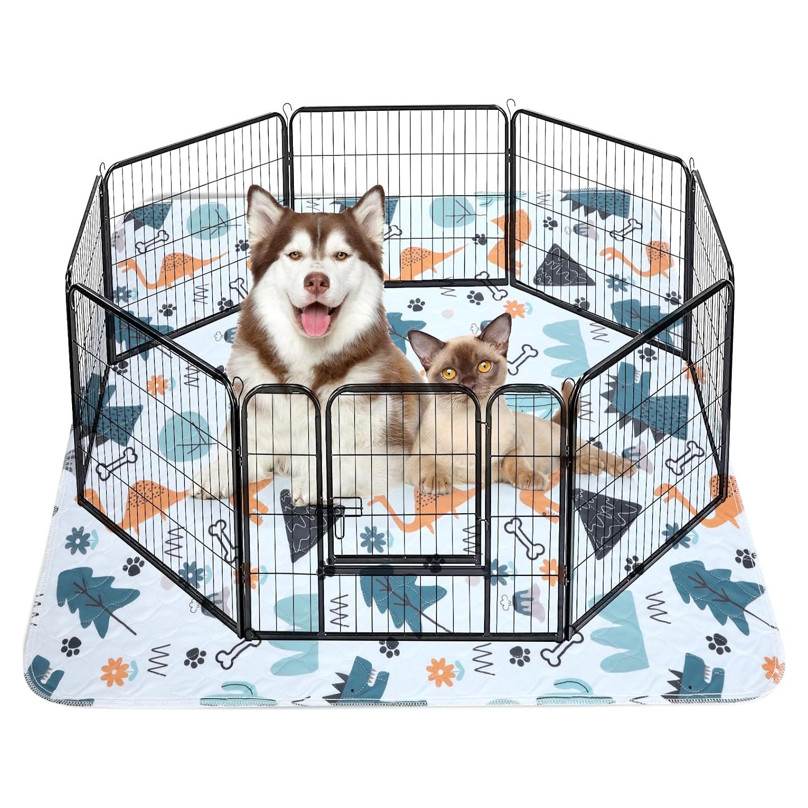 Alfombrillas Lavables FURTIME 182x182 cm Antideslizantes