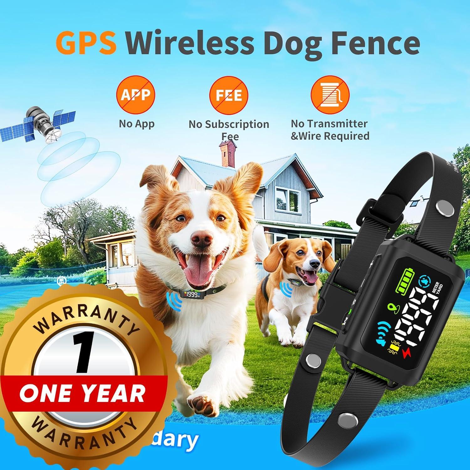 Collar Inalámbrico GPS Prestige Paws Pro500 para Perros