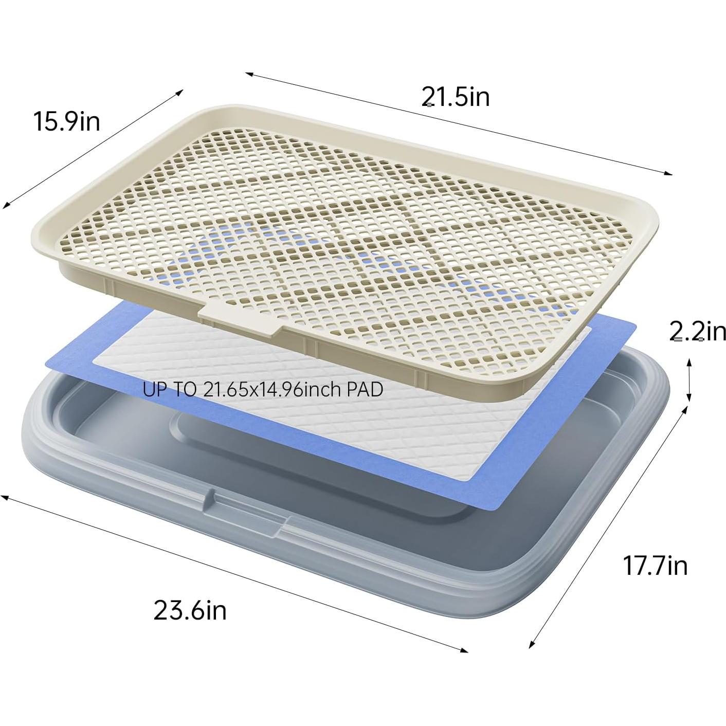 Bandeja para Perros KOLA PANDA 60x45 cm Gris