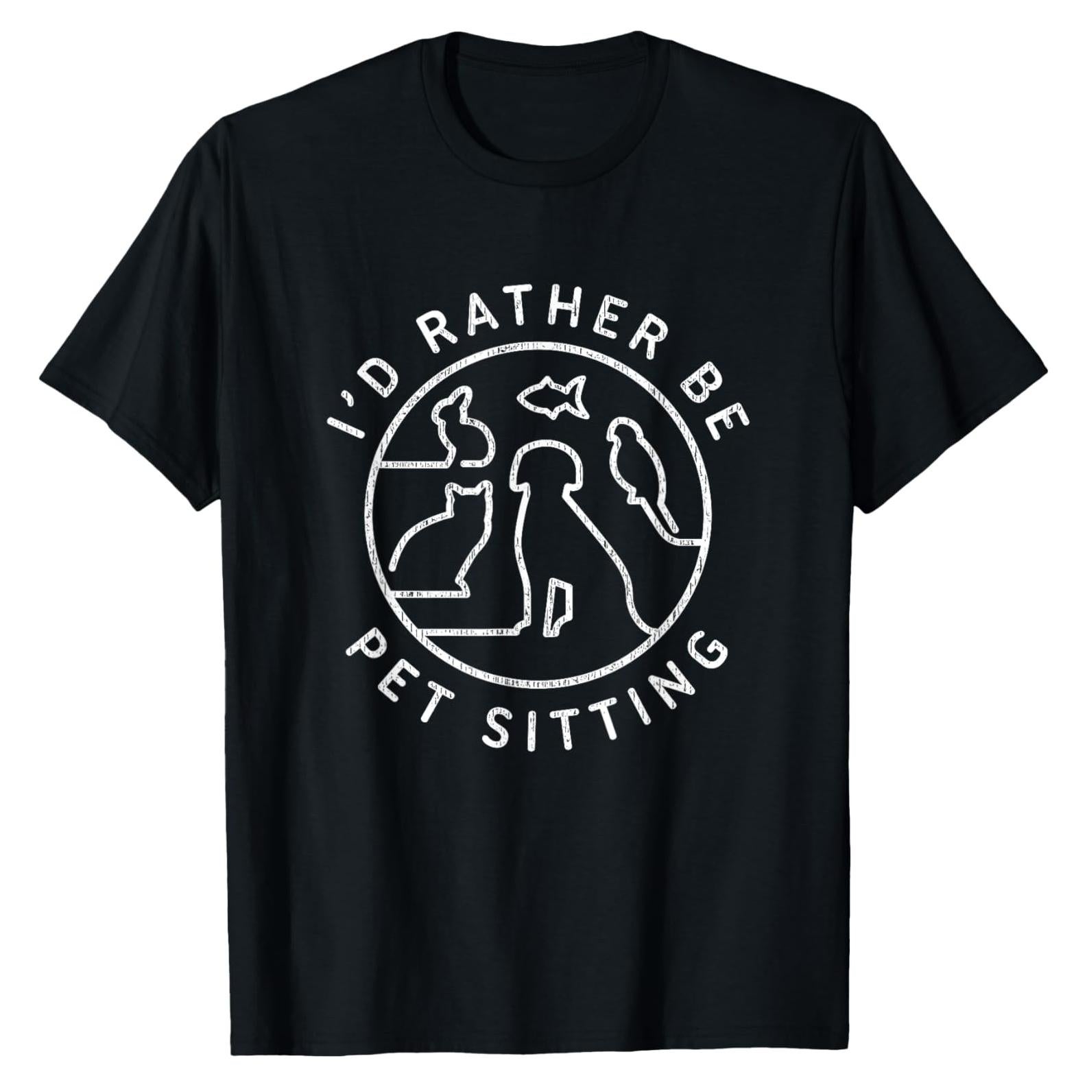 Camiseta Cuidador de Mascotas Hombre - Dog Walker Co. Negro