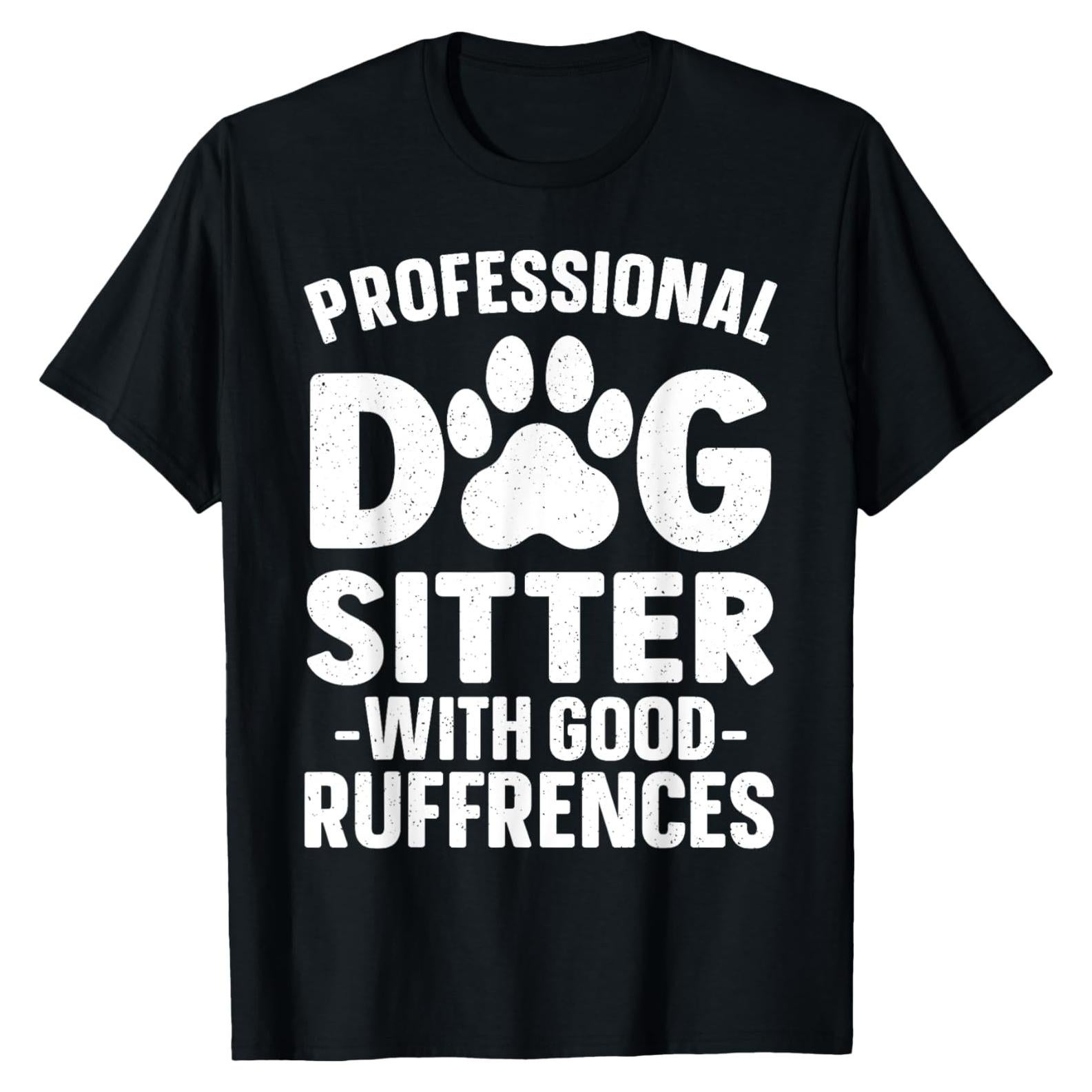 Camiseta Cuidado de Perros Profesional Regalo para Hombres