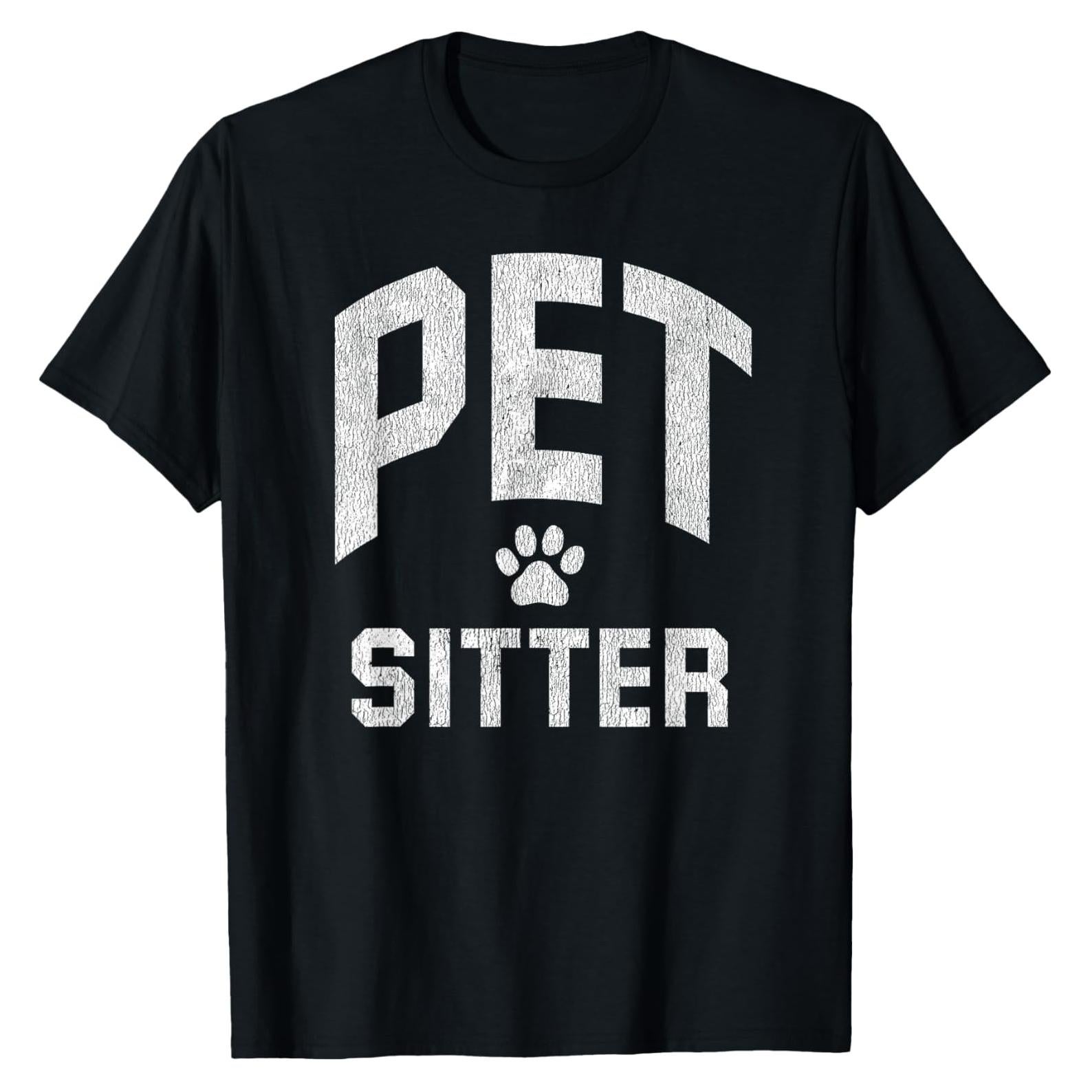 Camiseta Cuidador de Mascotas Love Pet Sitting - Negro