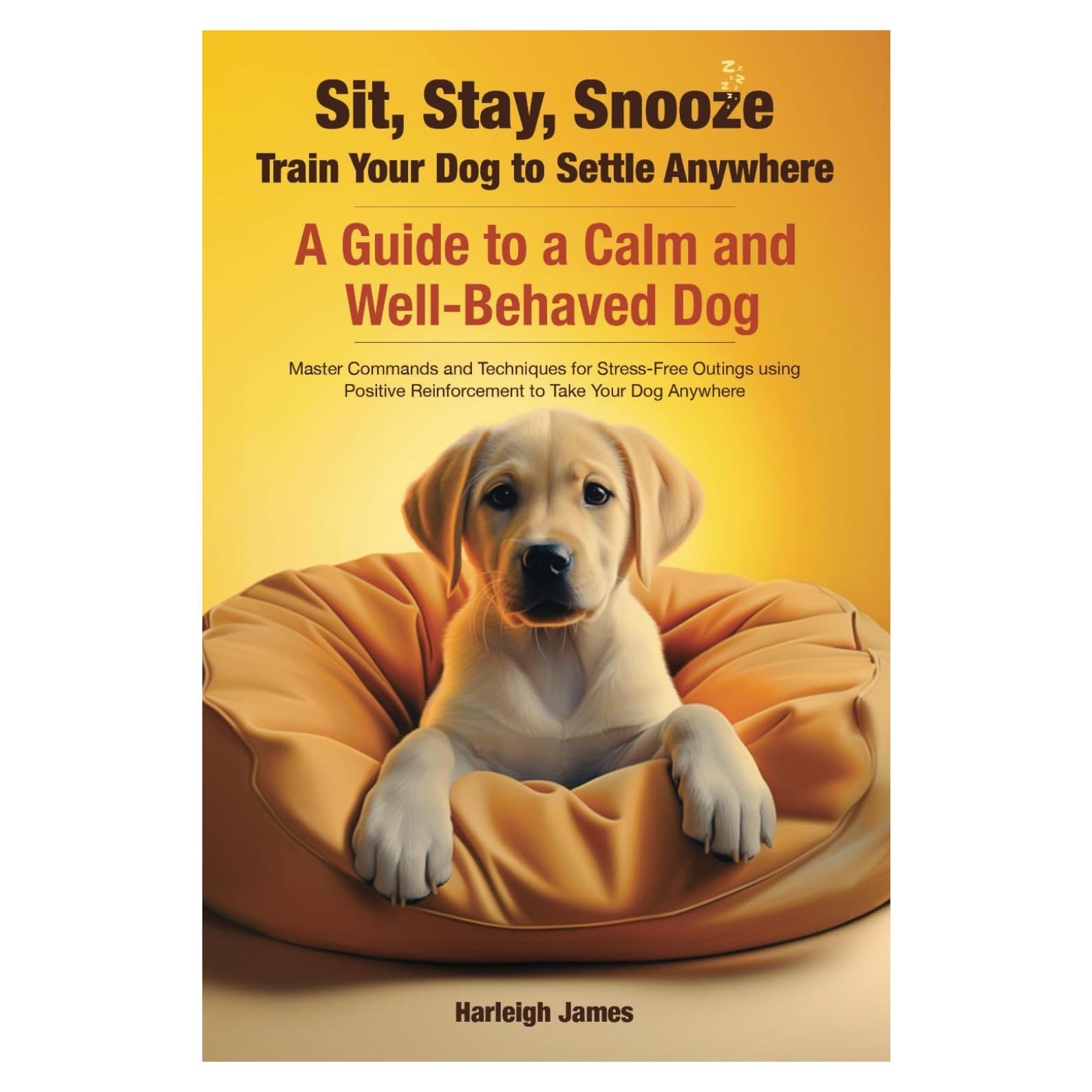 Sit, Stay, Snooze: Teach Your Dog to Settle and Relax - A fun, simple way to help your dog relax anywhere, transforming tail-wagging energy into serene doggy zen.