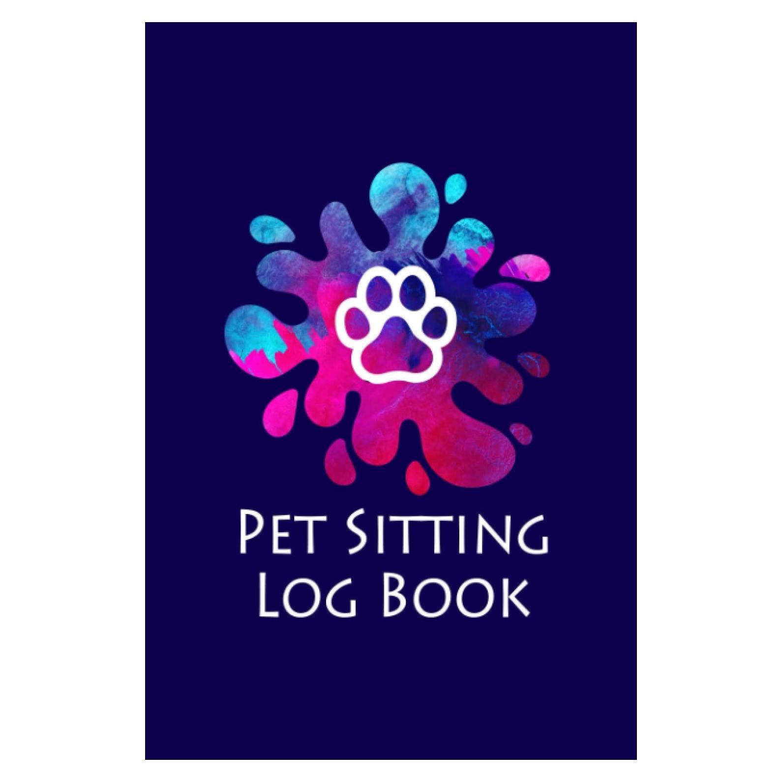 Libro de Registro de Cuidado de Mascotas - 117 Páginas