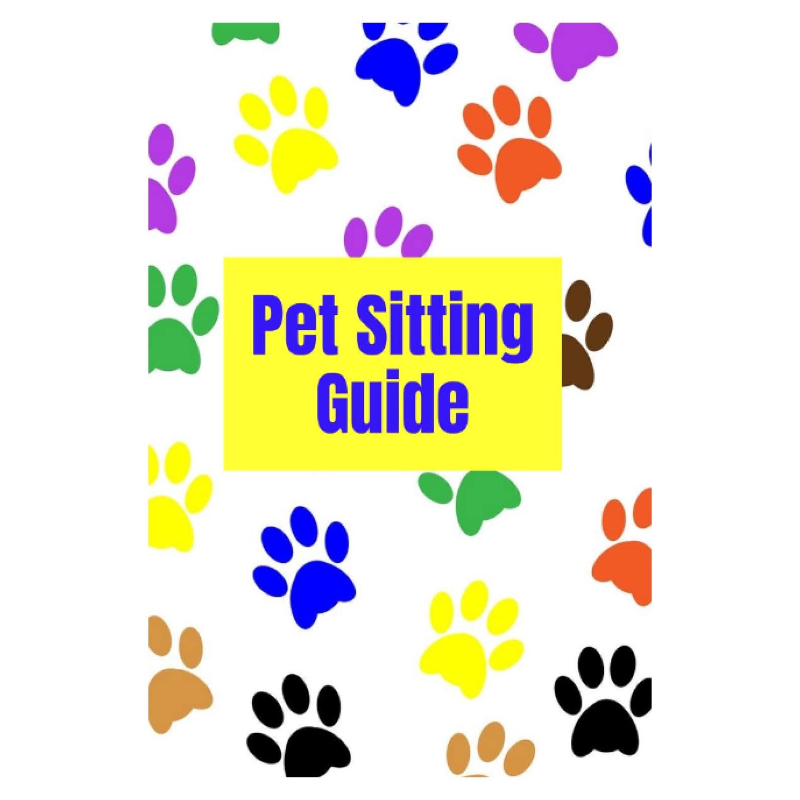 Guía de Cuidado de Mascotas - Formulario para 4 Mascotas