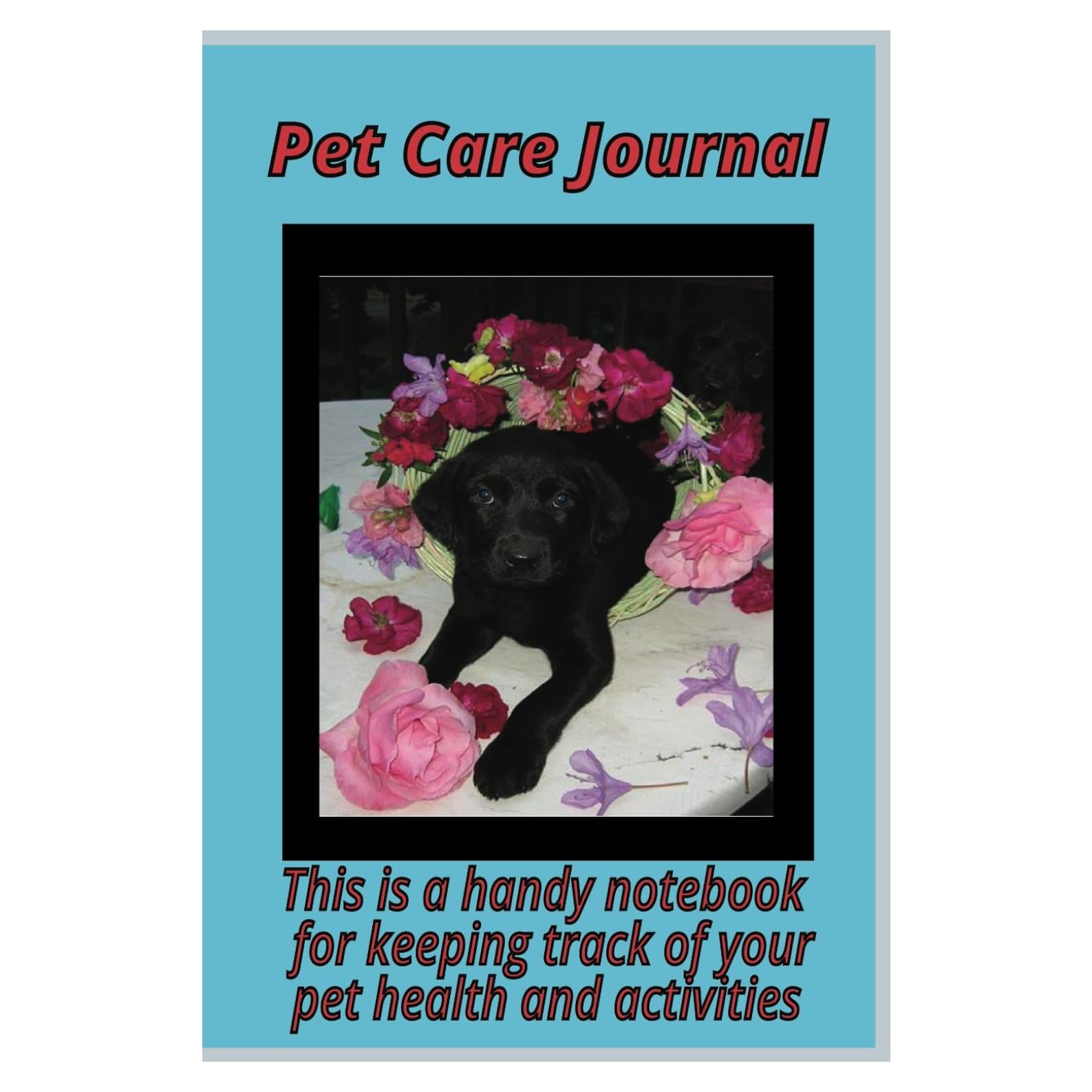 Diario de Cuidado de Mascotas Tapa Blanda 100 Páginas