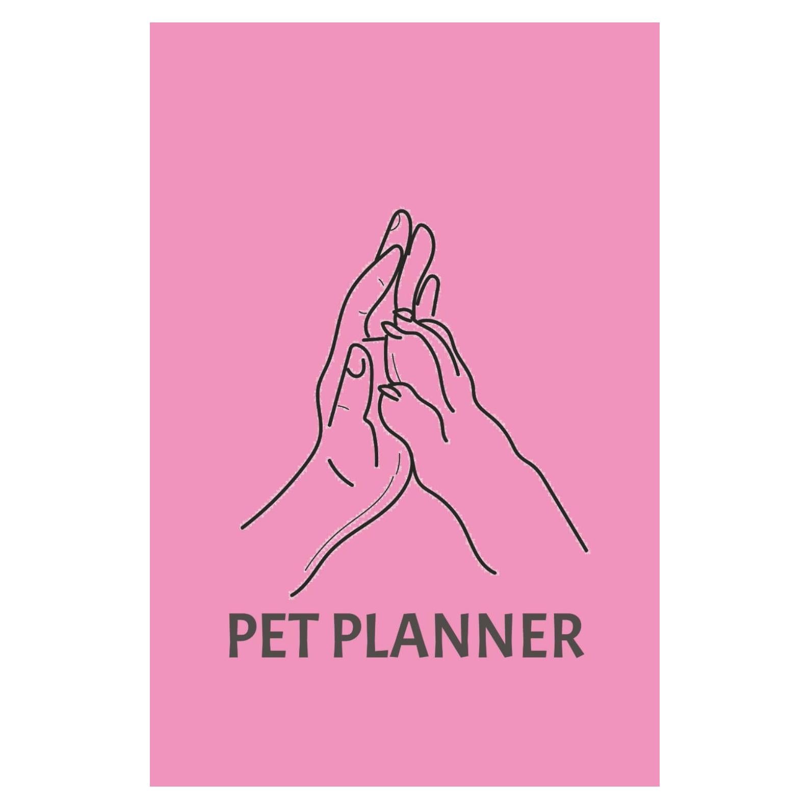 Planificador de Mascotas Tapa Blanda 365 Páginas