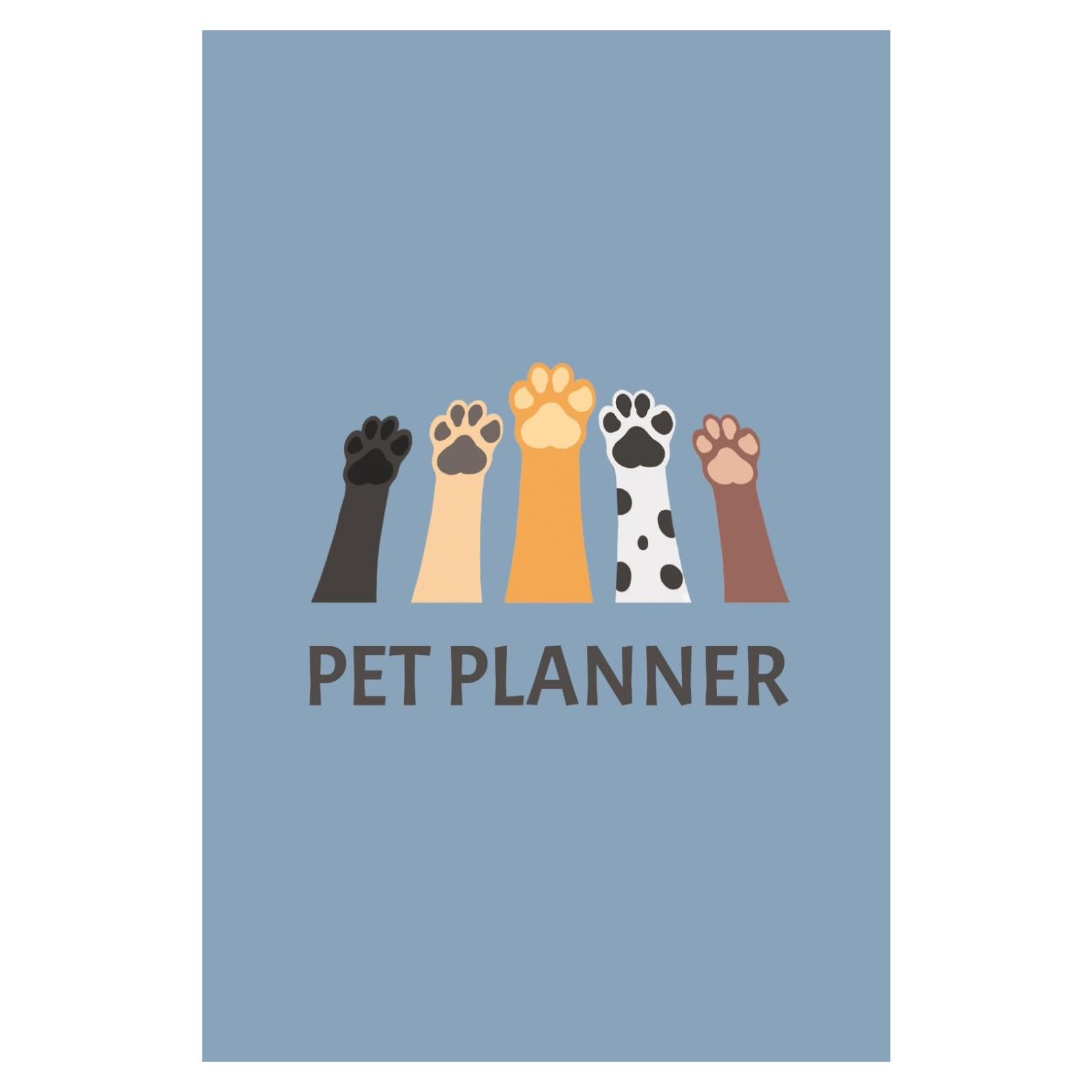 Planificador de Mascotas Tapa Blanda 365 Páginas