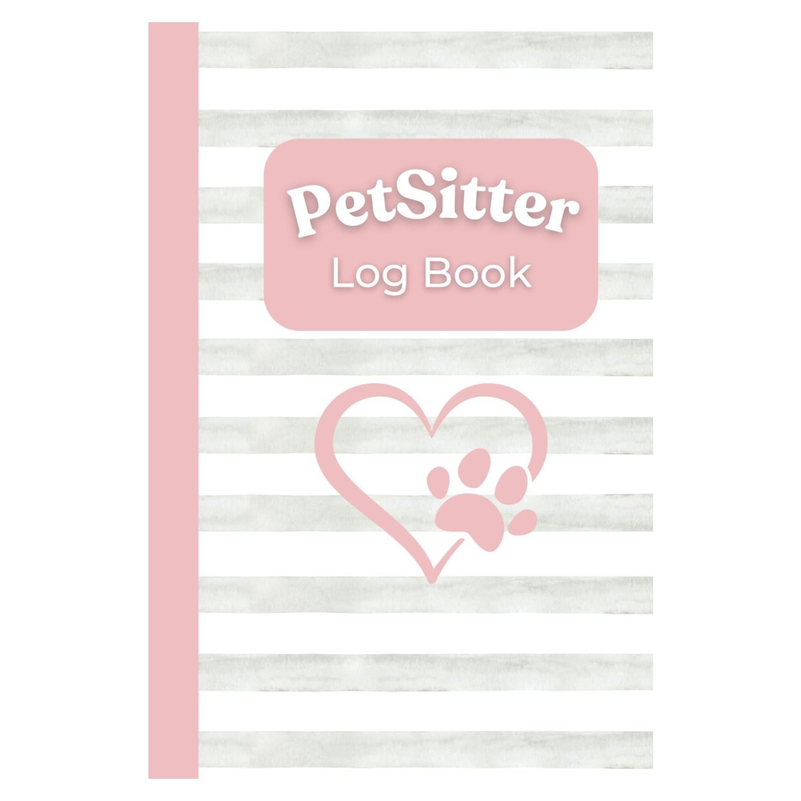 Libro de Registro de Cuidado de Mascotas Tapa Blanda 100 Páginas