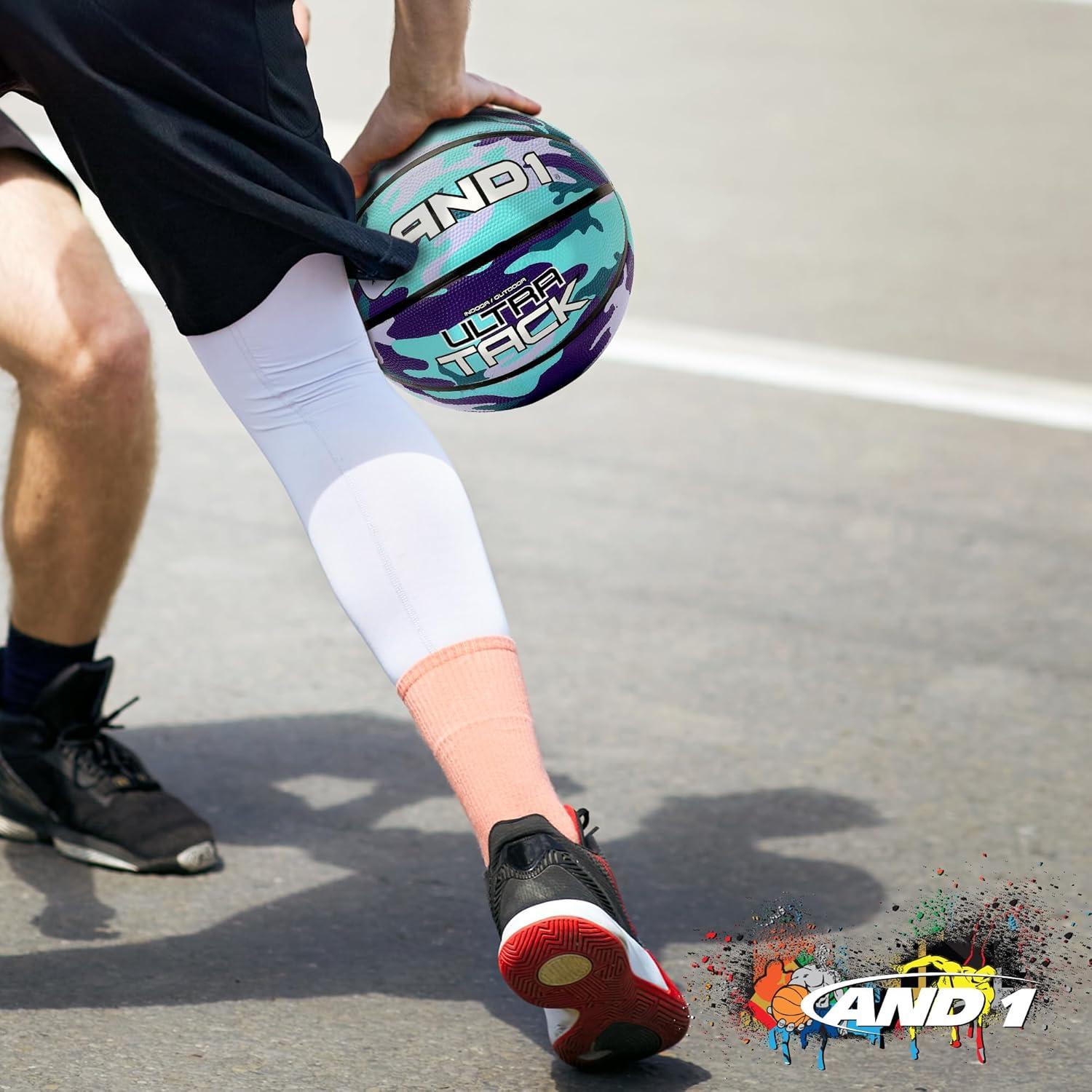 Balón de Baloncesto AND1 Ultra Grip Tamaño 7 con Bomba