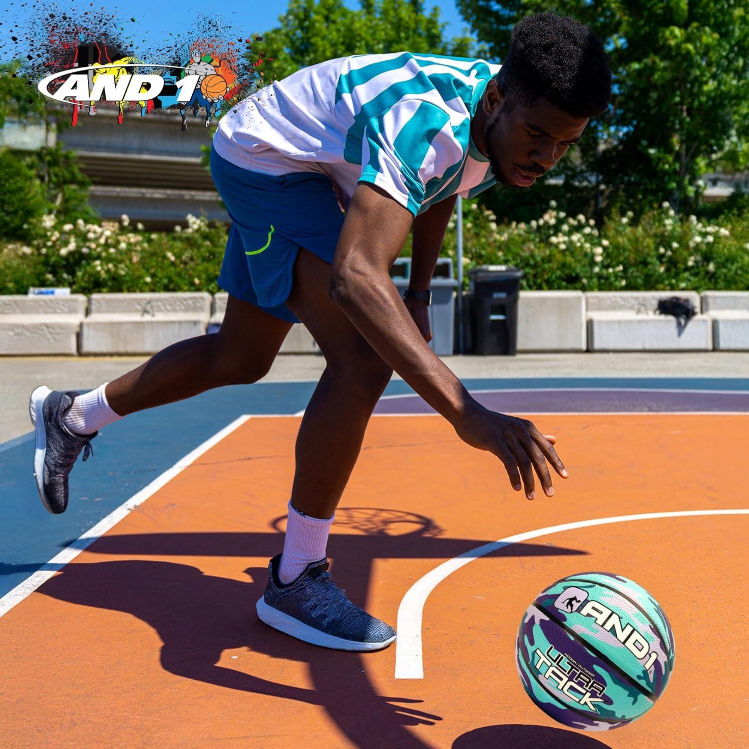 Balón de Baloncesto AND1 Ultra Grip Tamaño 7 con Bomba
