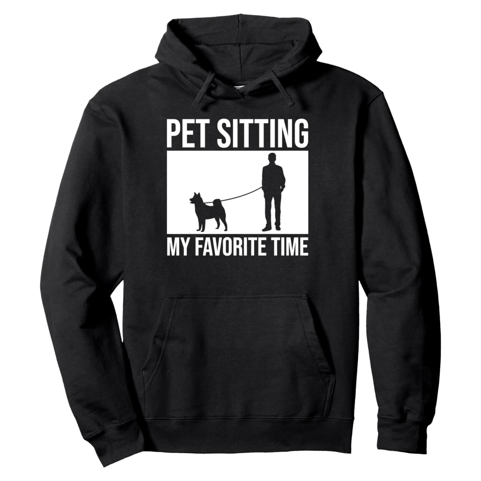 Sudadera con Capucha para Cuidadores de Mascotas - Negro - Unisex