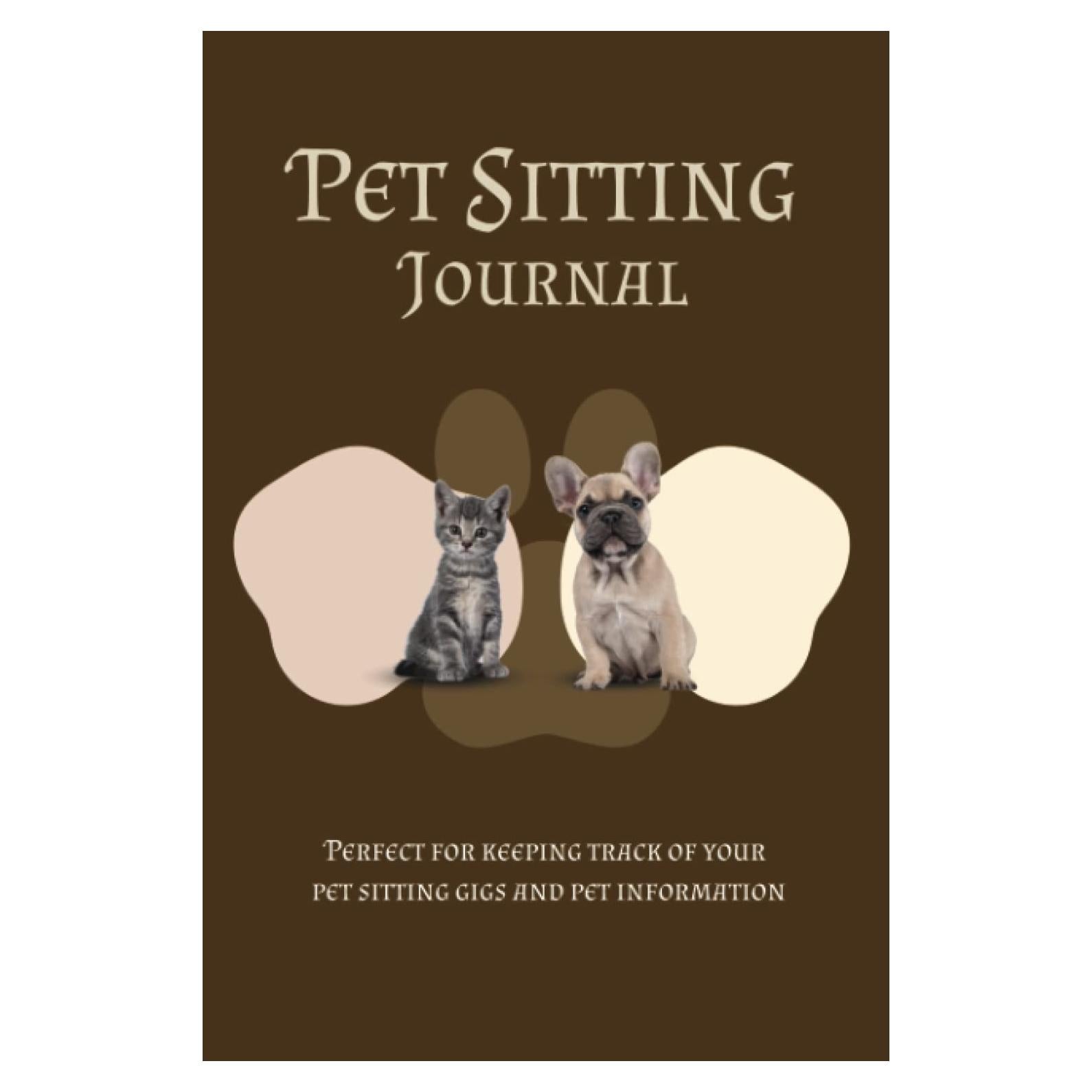 Diario de Cuidado de Mascotas Tapa Blanda 54 Páginas