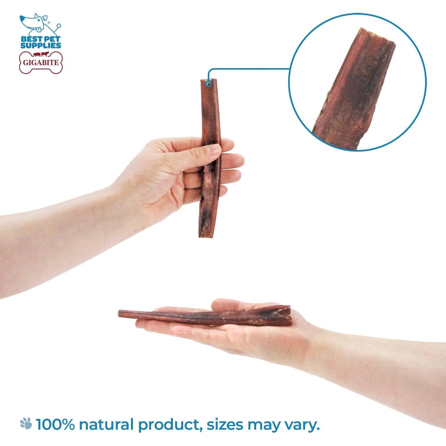 Palitos Bully Naturales GigaBite 15 cm Paquete de 20