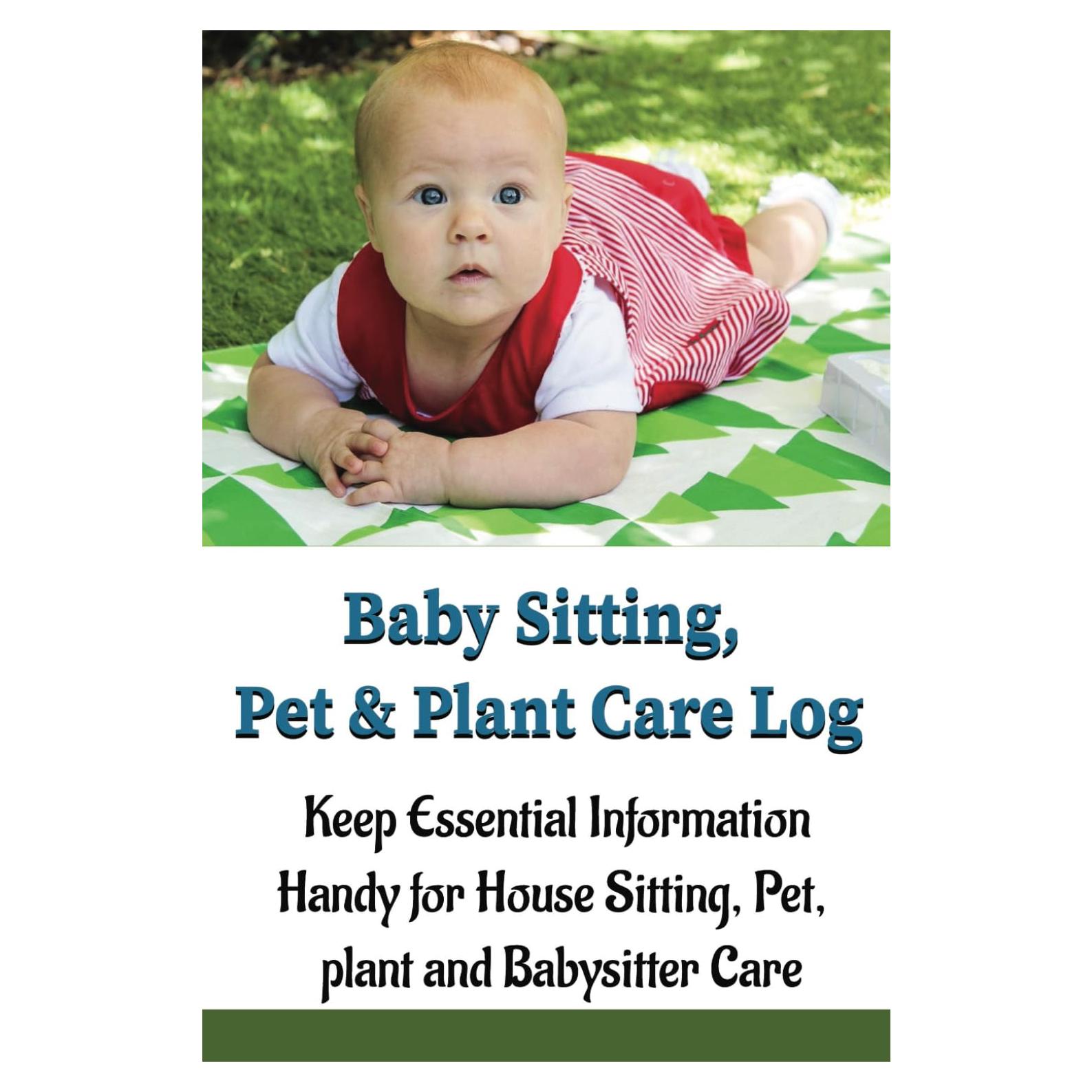 Registro de Cuidado de Bebés, Mascotas y Plantas - 84 Páginas