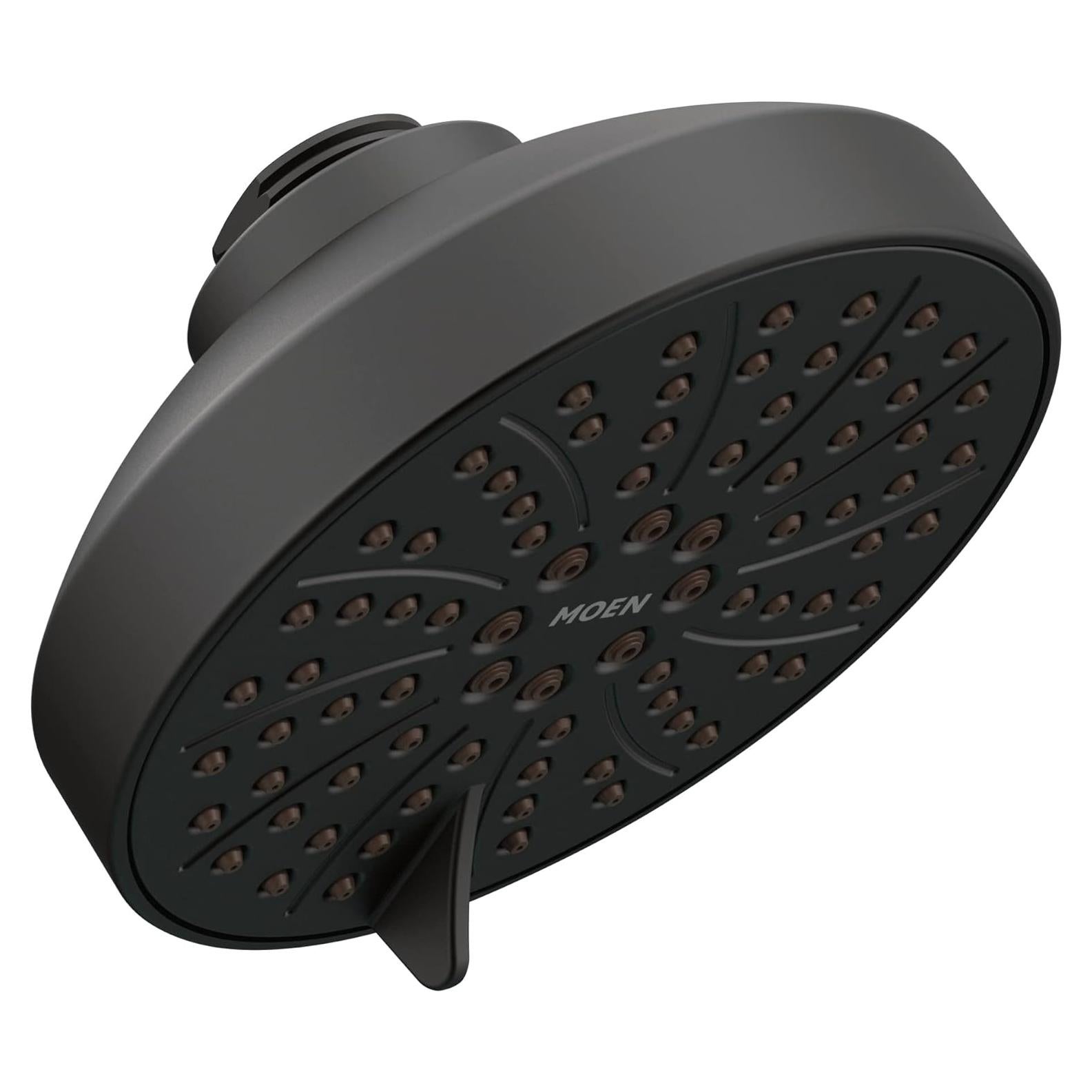 Cabezal de Ducha Moen Gibson 6 Funciones 11.43 cm Negro Mate