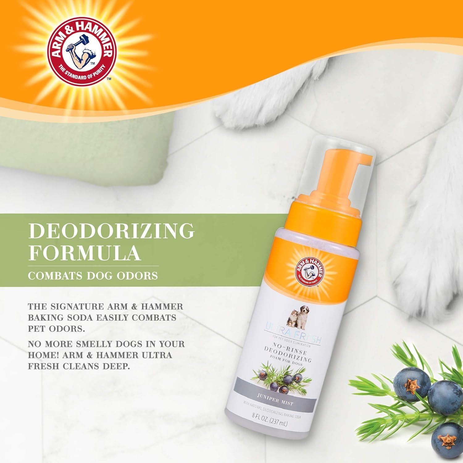 Champú Desodorante Sin Enjuague Arm & Hammer 236ml Perros