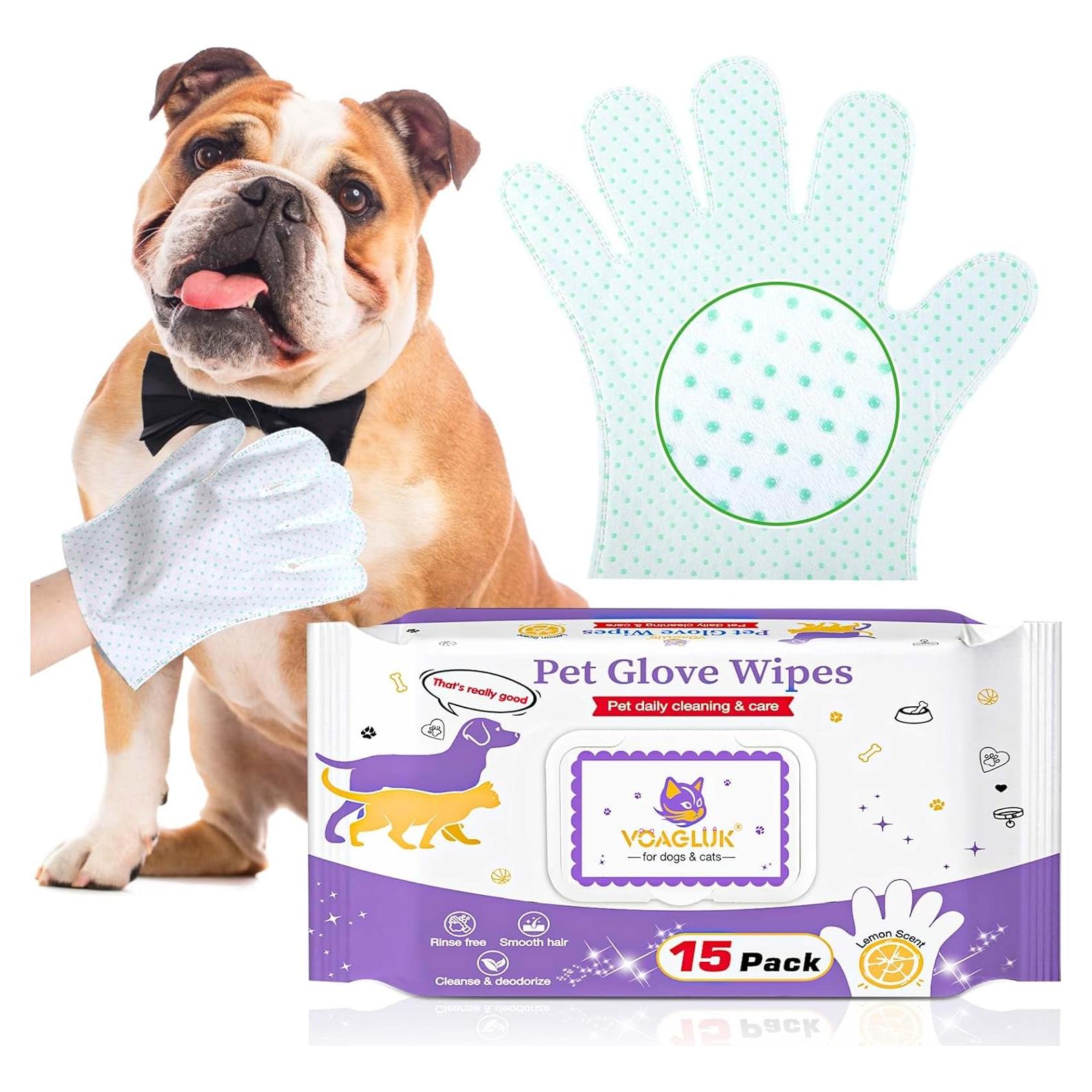 Guantes de Limpieza para Mascotas ALWZ-RDY 15 Pcs Desodorantes